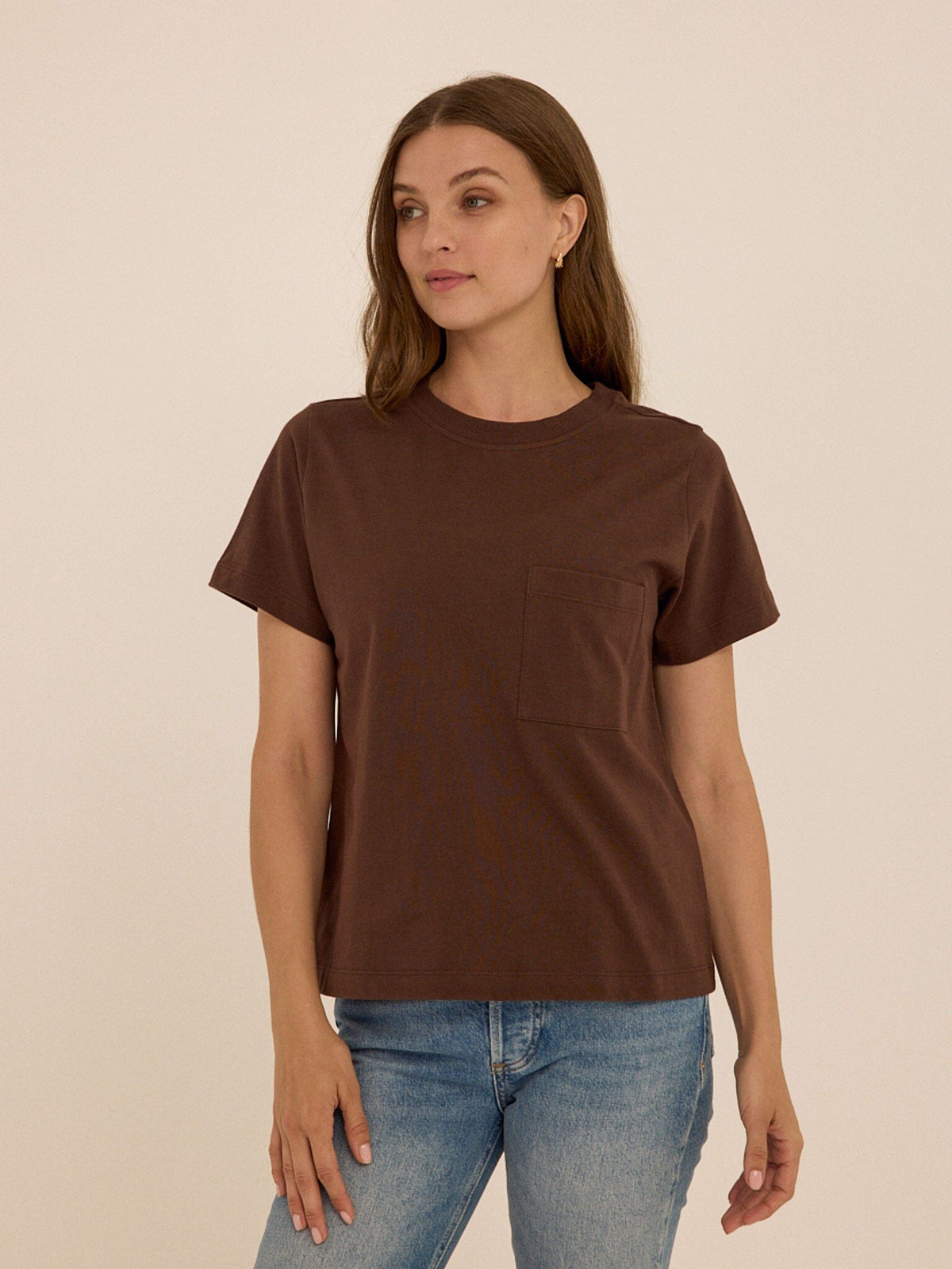 Beth Essential Jersey Pocket Tee