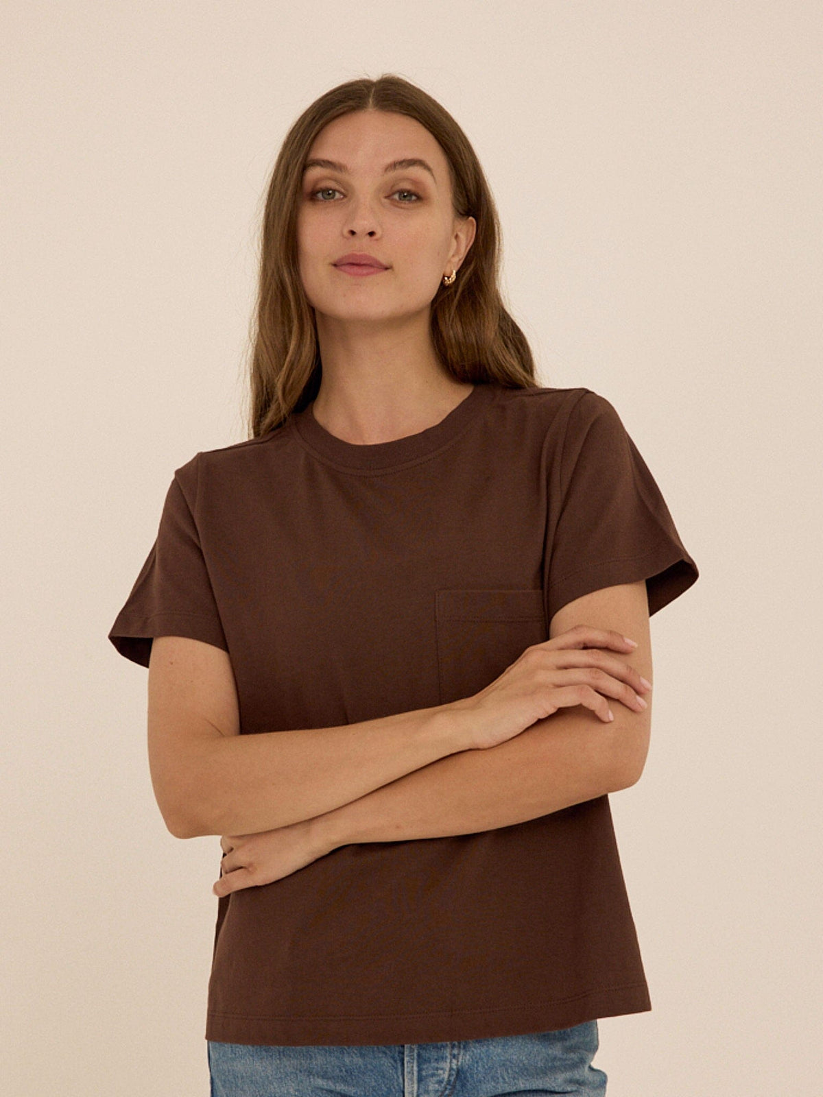 Beth Essential Jersey Pocket Tee