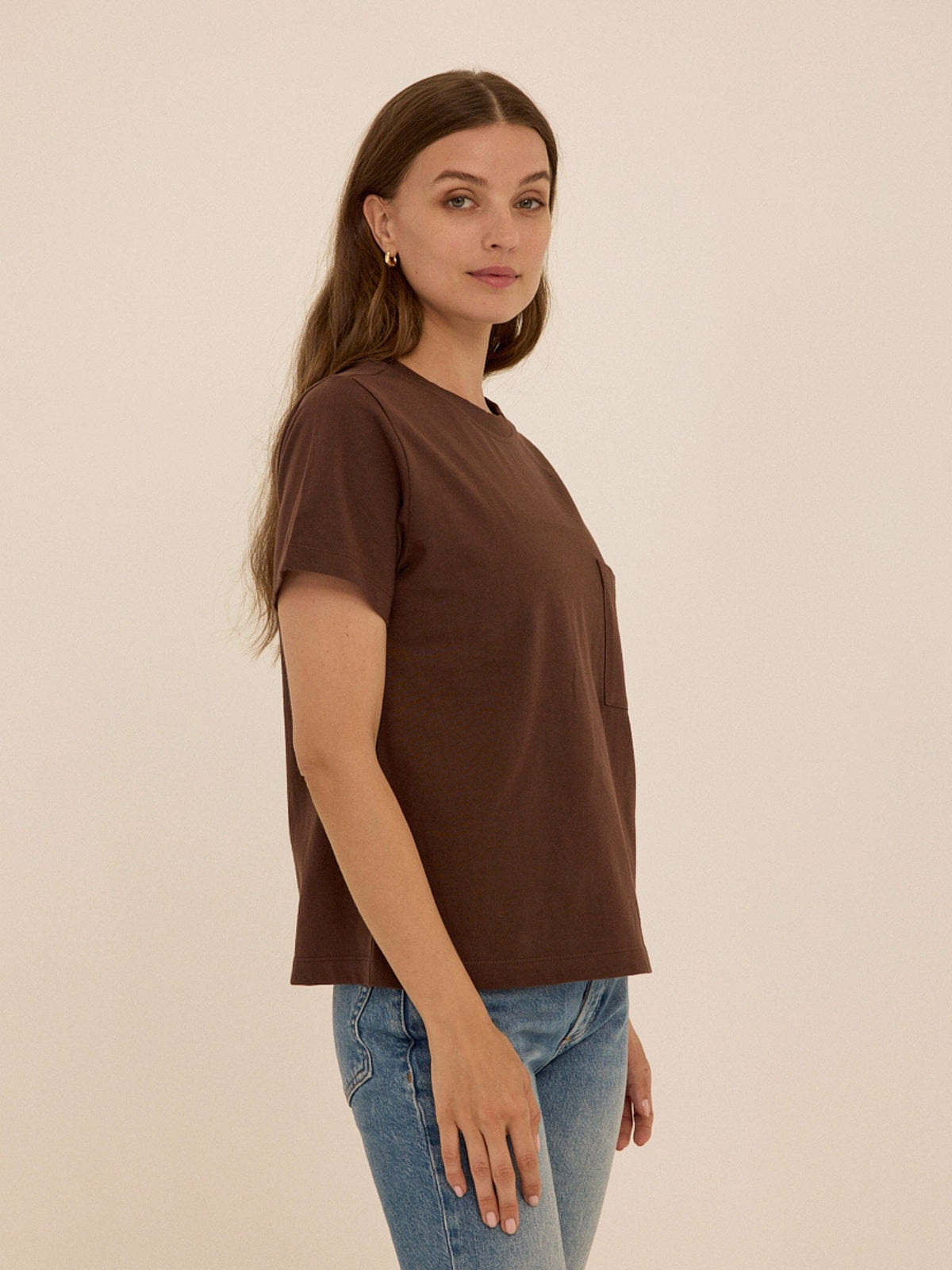 Beth Essential Jersey Pocket Tee