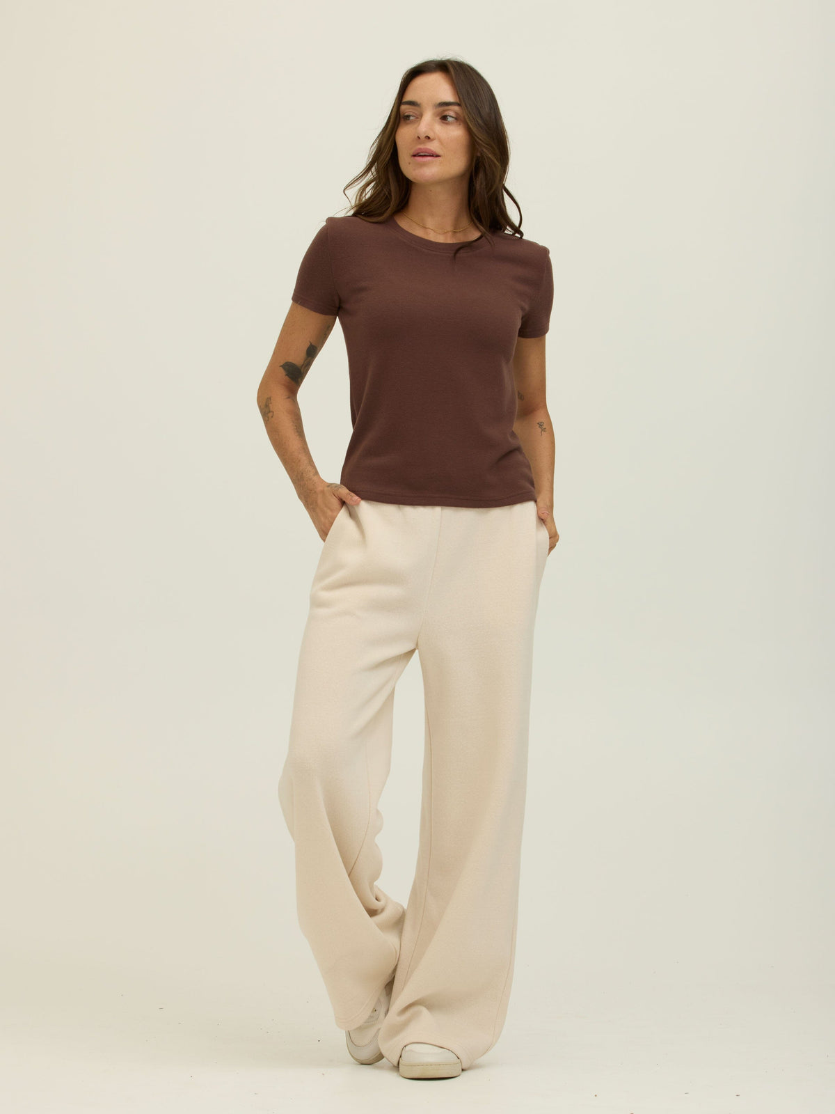 Gwenda Sweater Knit Tee