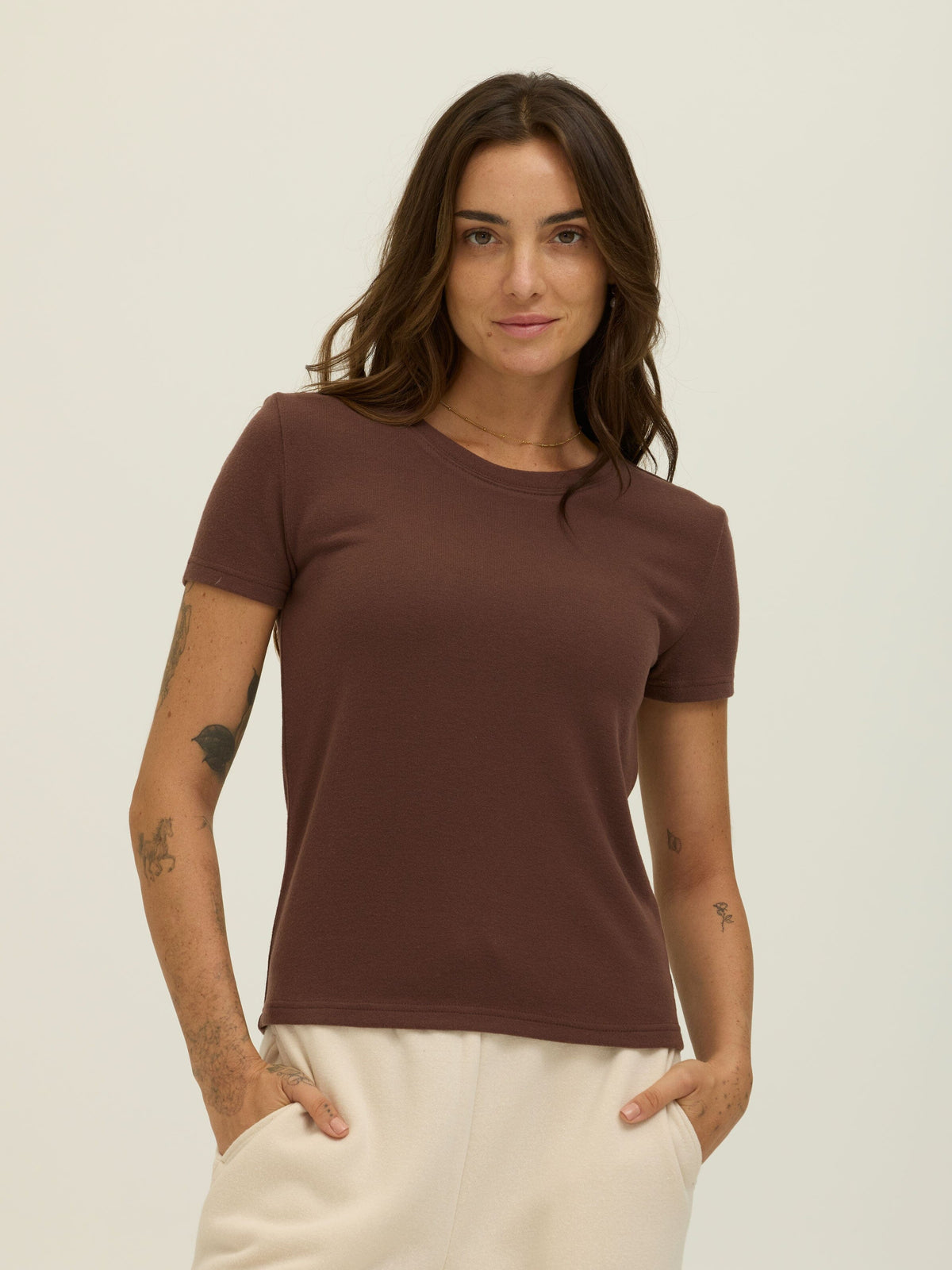 Gwenda Sweater Knit Tee