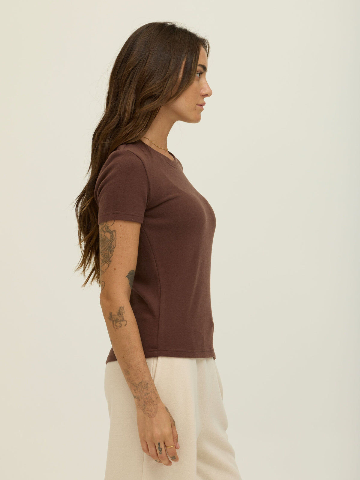 Gwenda Sweater Knit Tee