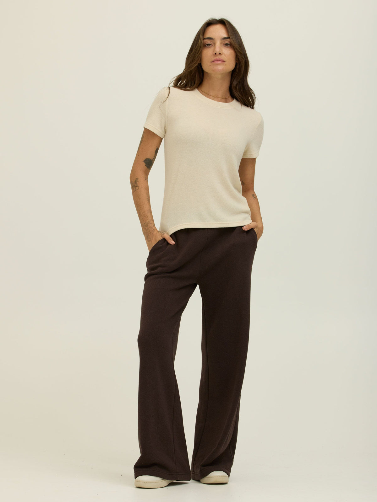 Gwenda Sweater Knit Tee
