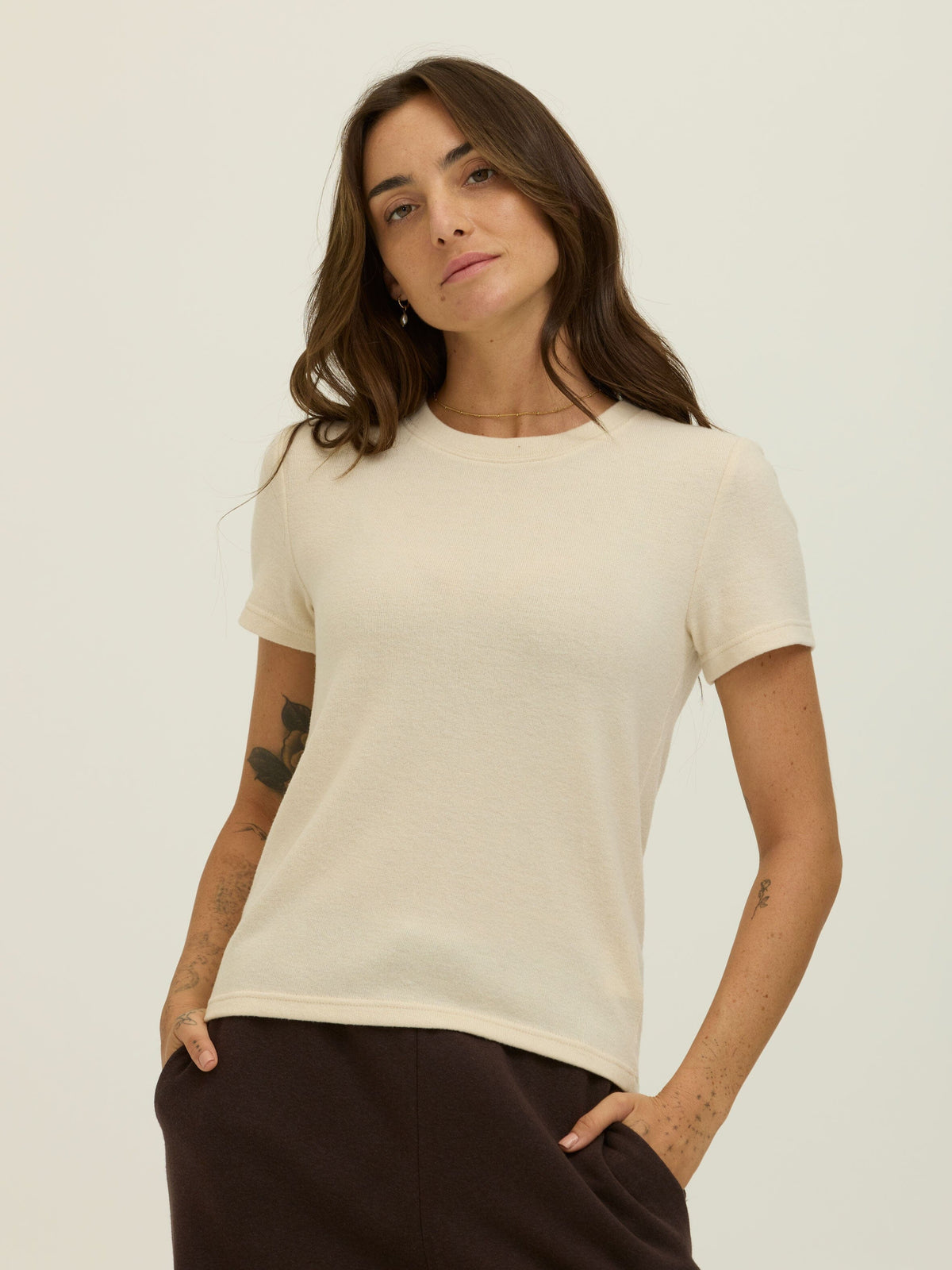Gwenda Sweater Knit Tee