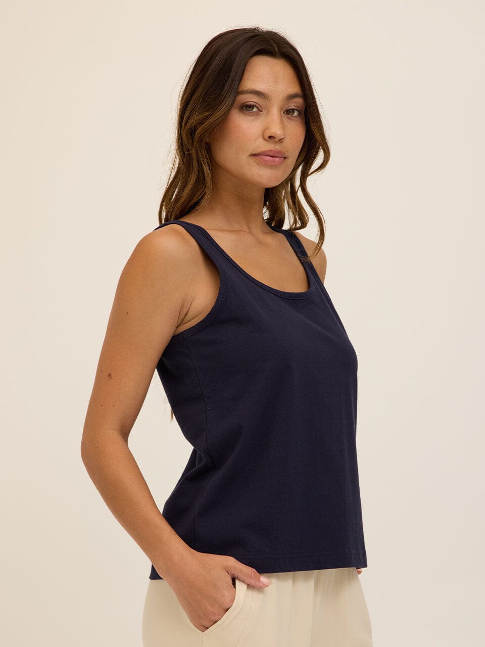 Payton Essential Cotton Flow Tank