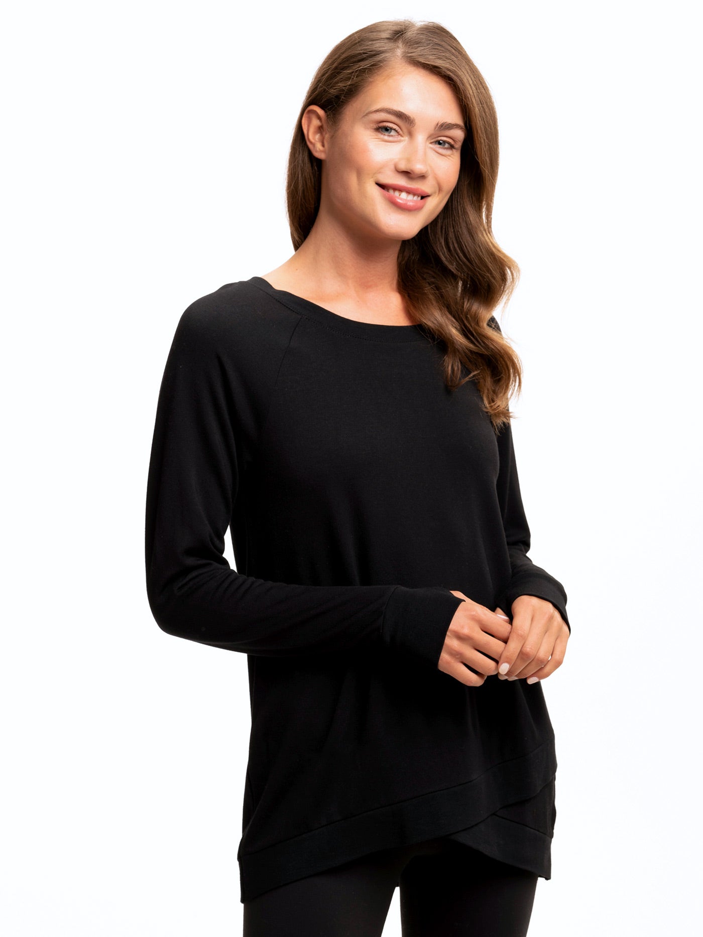 Leanna Feather Fleece Tunic