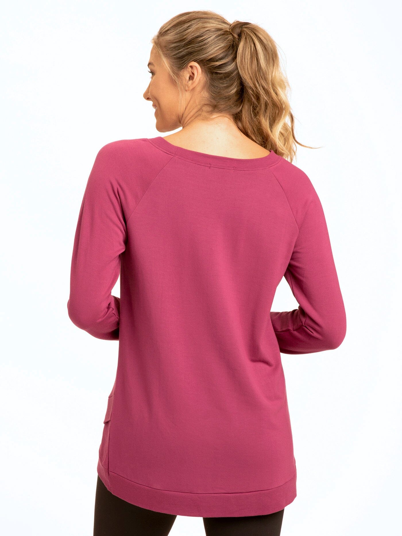 Leanna Feather Fleece Tunic