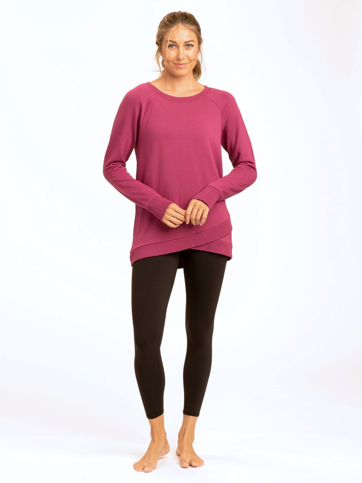 Leanna Feather Fleece Tunic