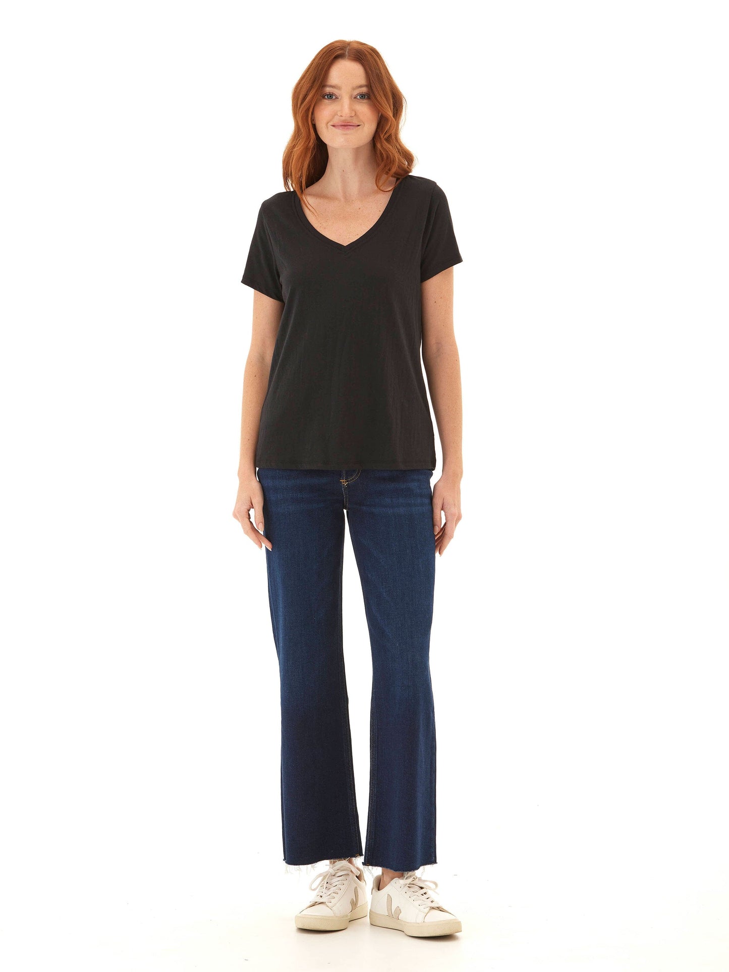 Pattie Triblend V-Neck Tee