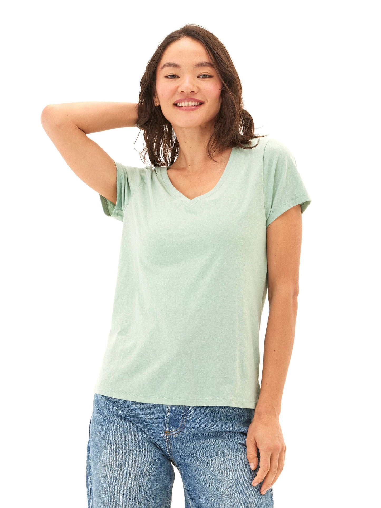 Pattie Triblend V-Neck Tee