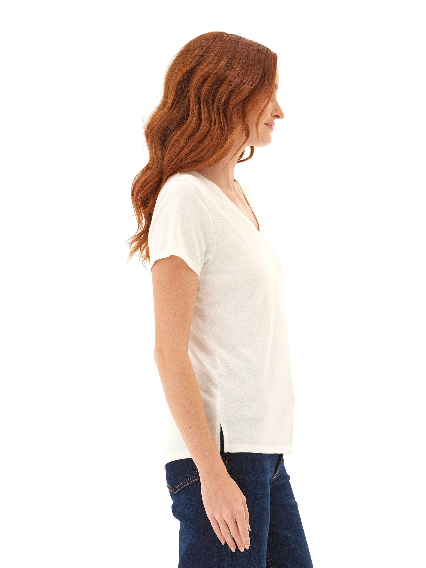 Pattie Triblend V-Neck Tee
