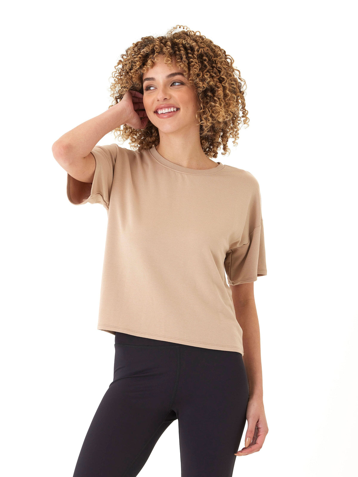 Core Modal Terry Crew Neck Tee