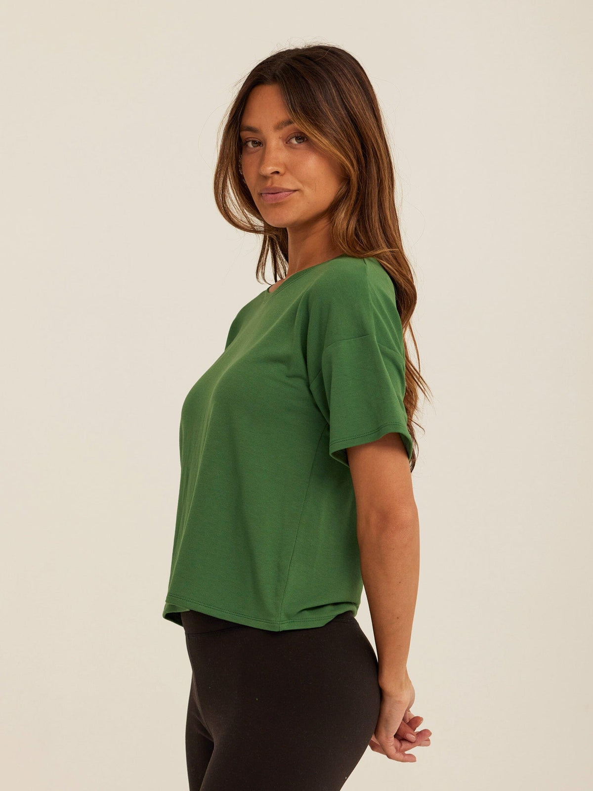 Core Modal Terry Crew Neck Tee