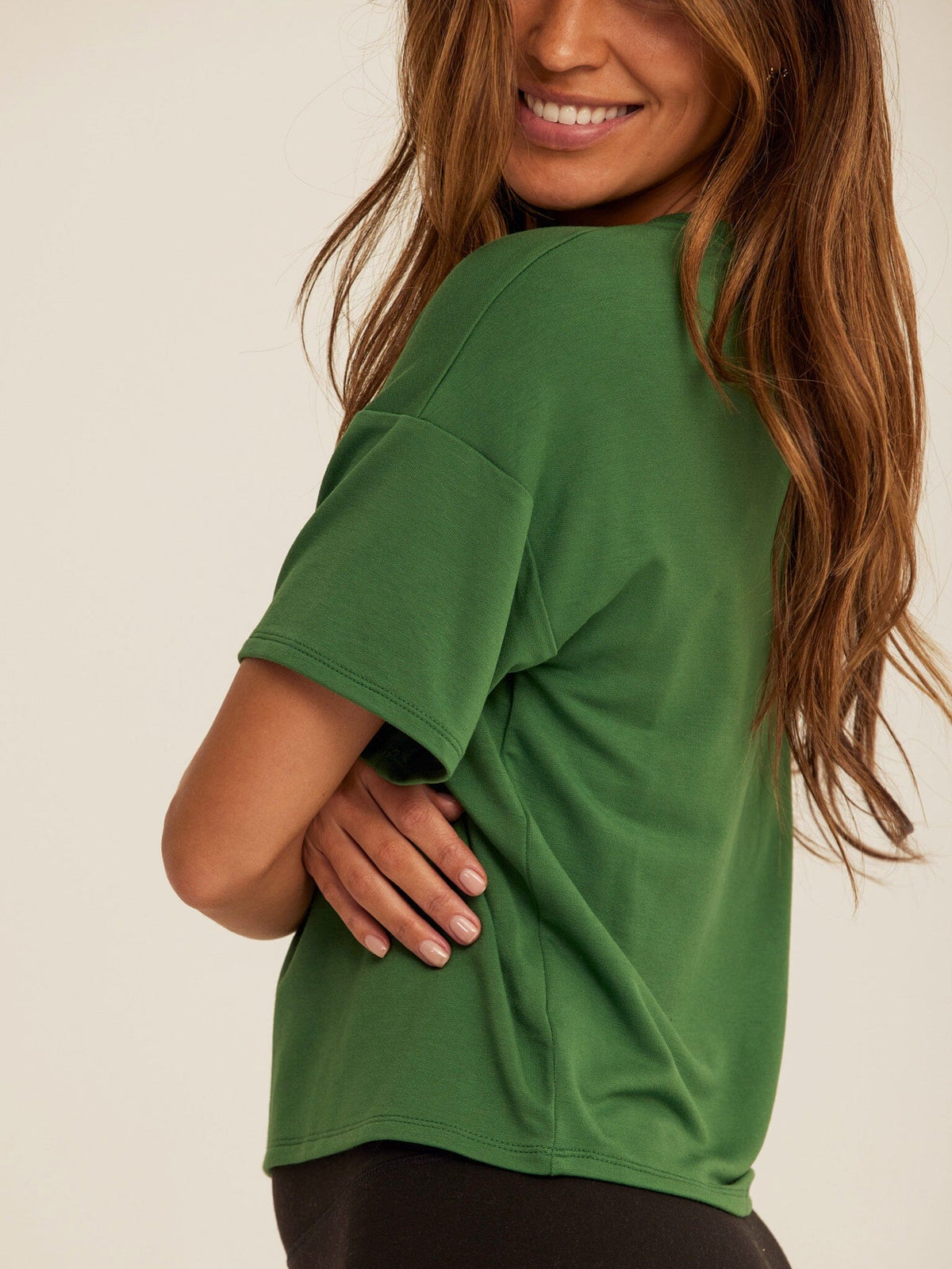 Core Modal Terry Crew Neck Tee