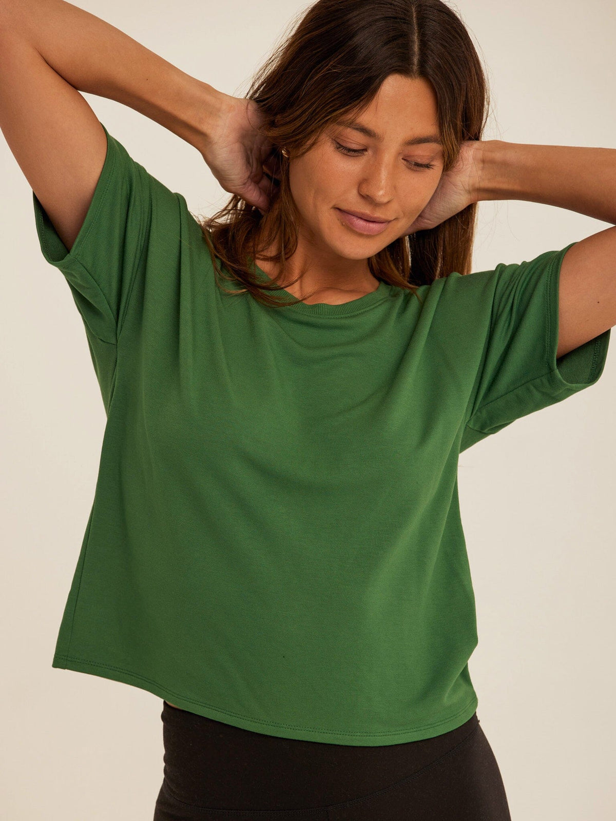 Core Modal Terry Crew Neck Tee