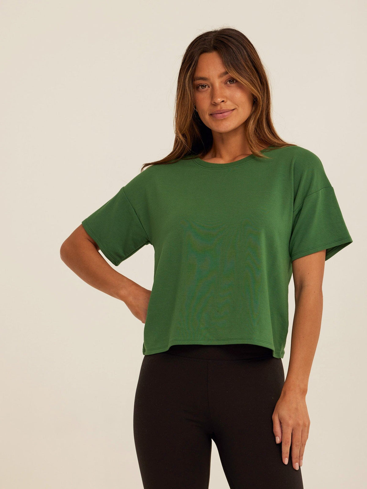 Core Modal Terry Crew Neck Tee