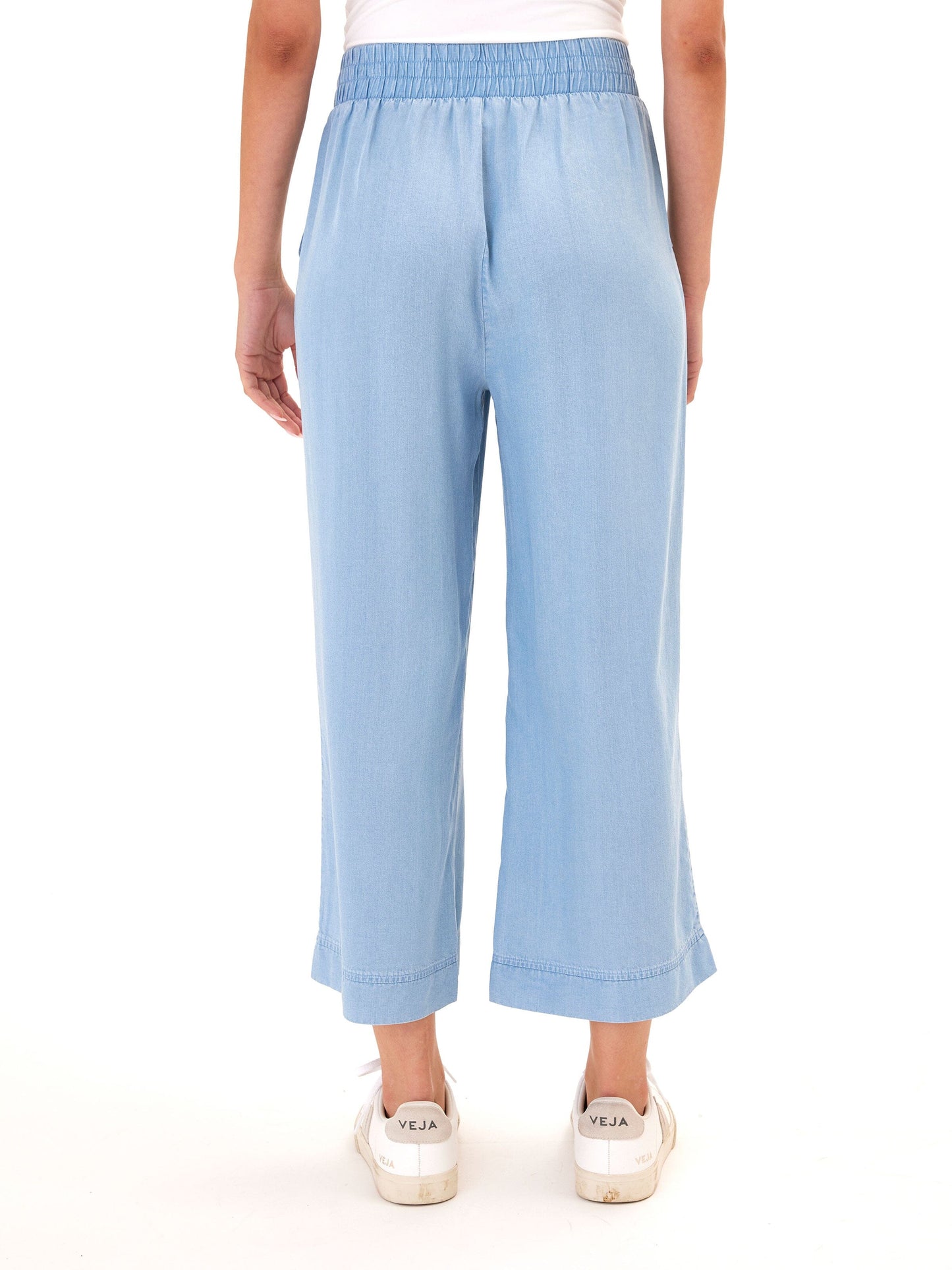Harlowe Chambray Crop Pant 24"