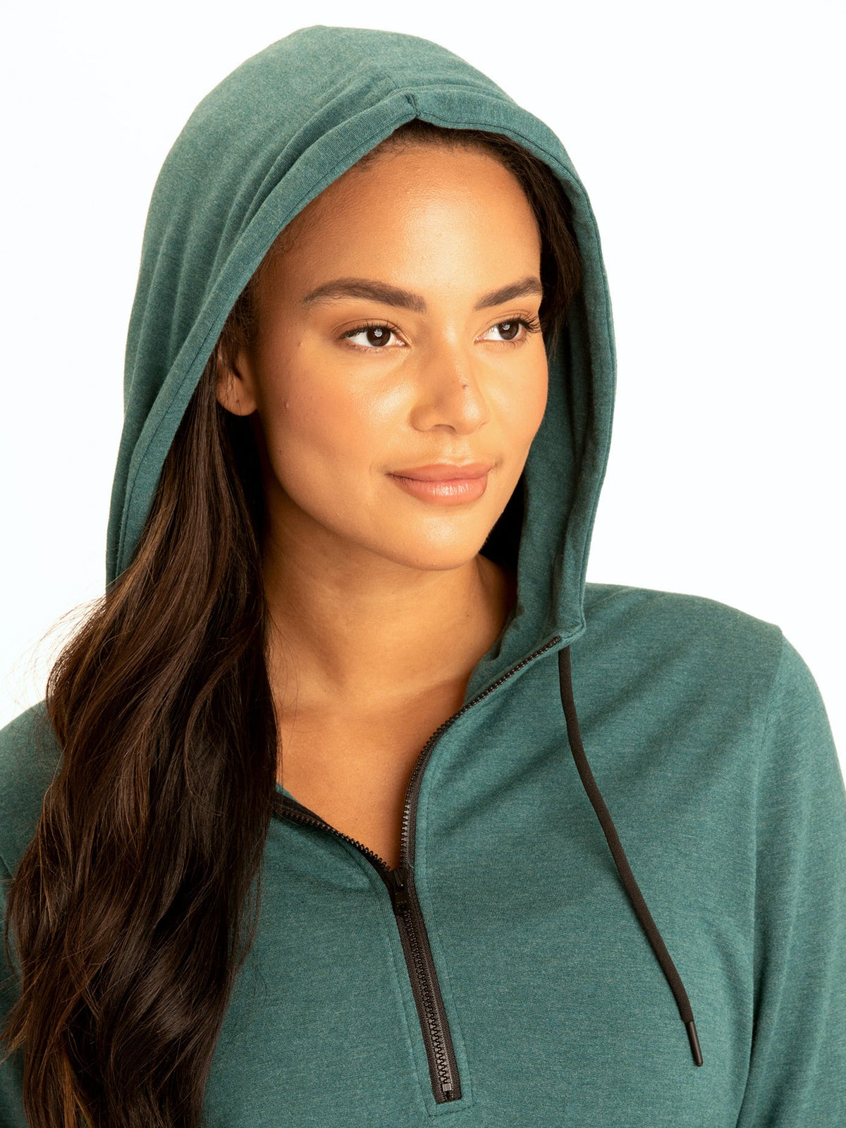 Kyanna FeatherLoop Half Zip Hoodie