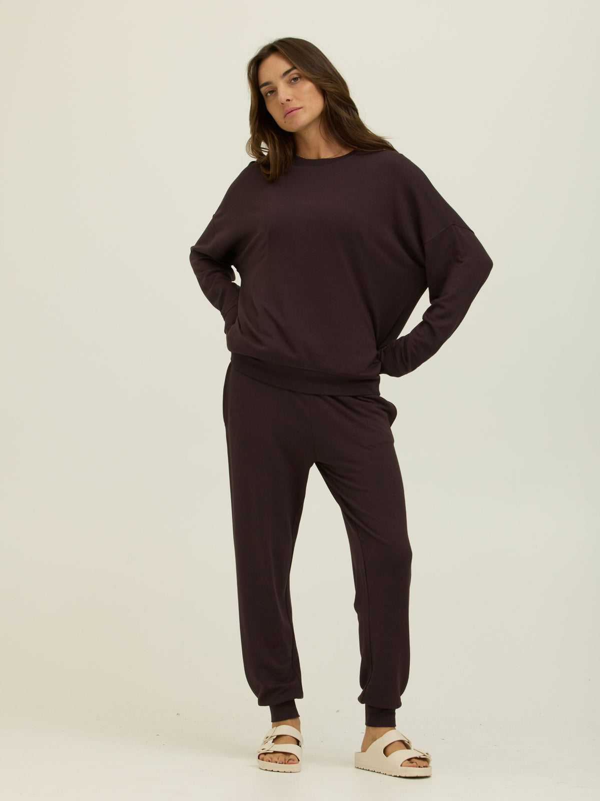 Connie 27" Feather Fleece Jogger