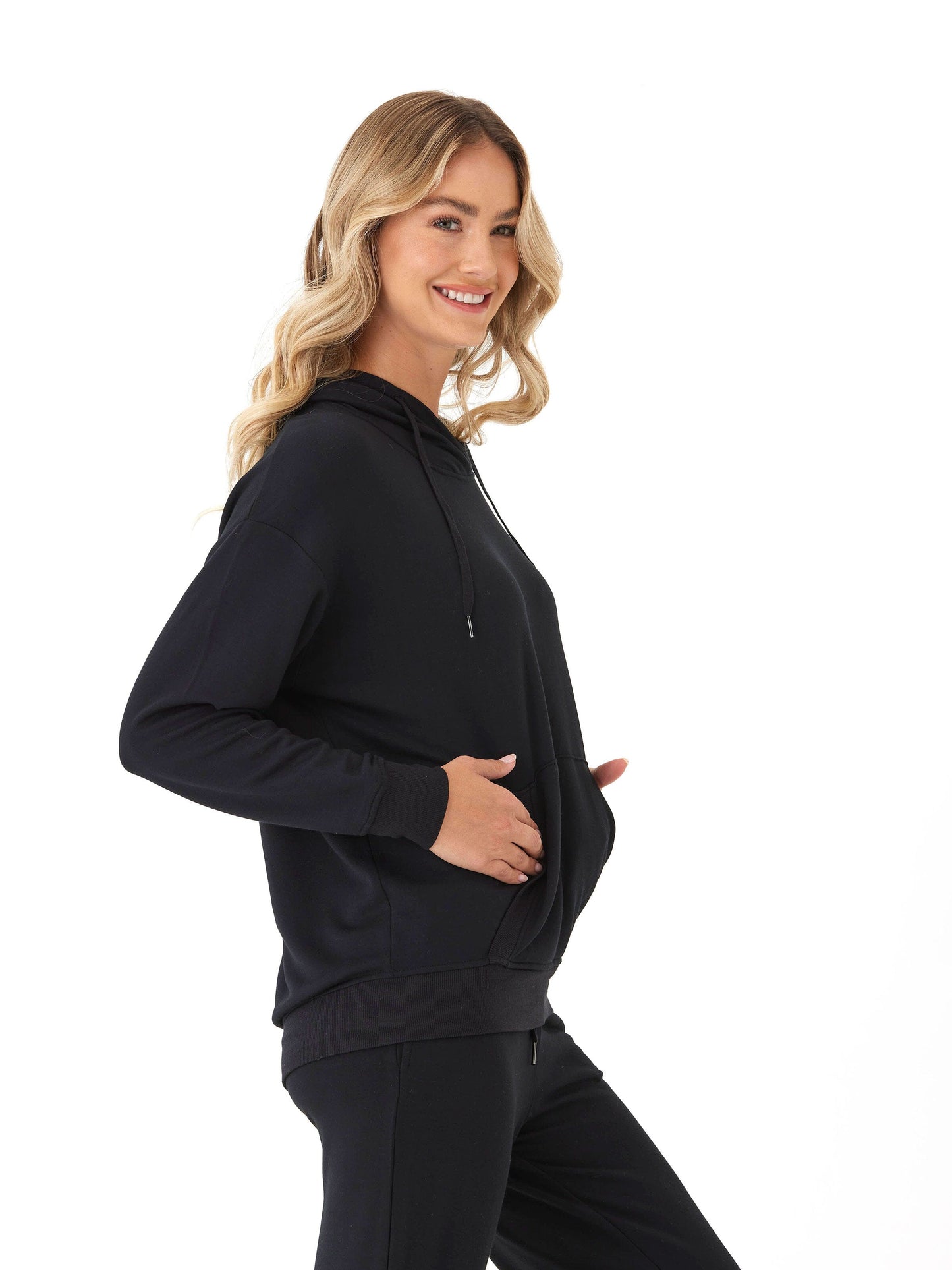 Madge Feather Fleece Pullover Hoodie