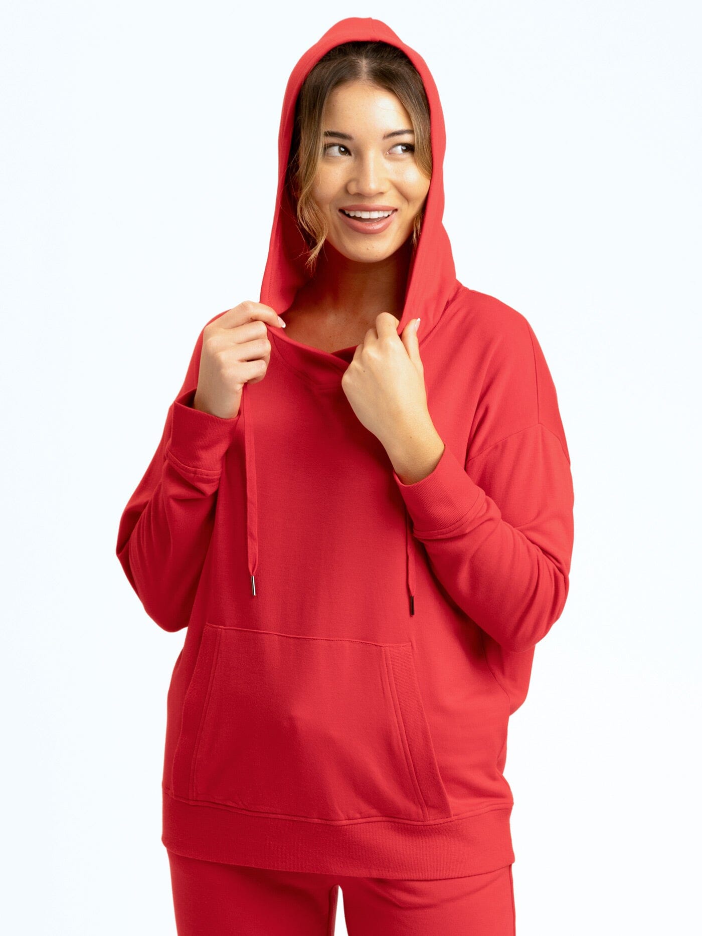 Madge Feather Fleece Pullover Hoodie