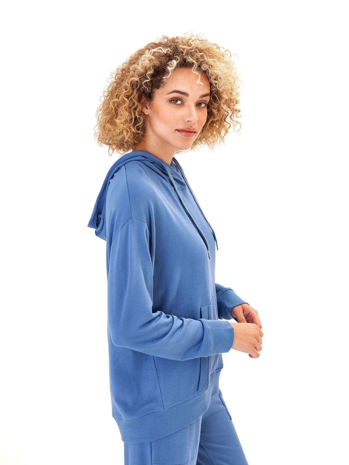 Madge Feather Fleece Pullover Hoodie