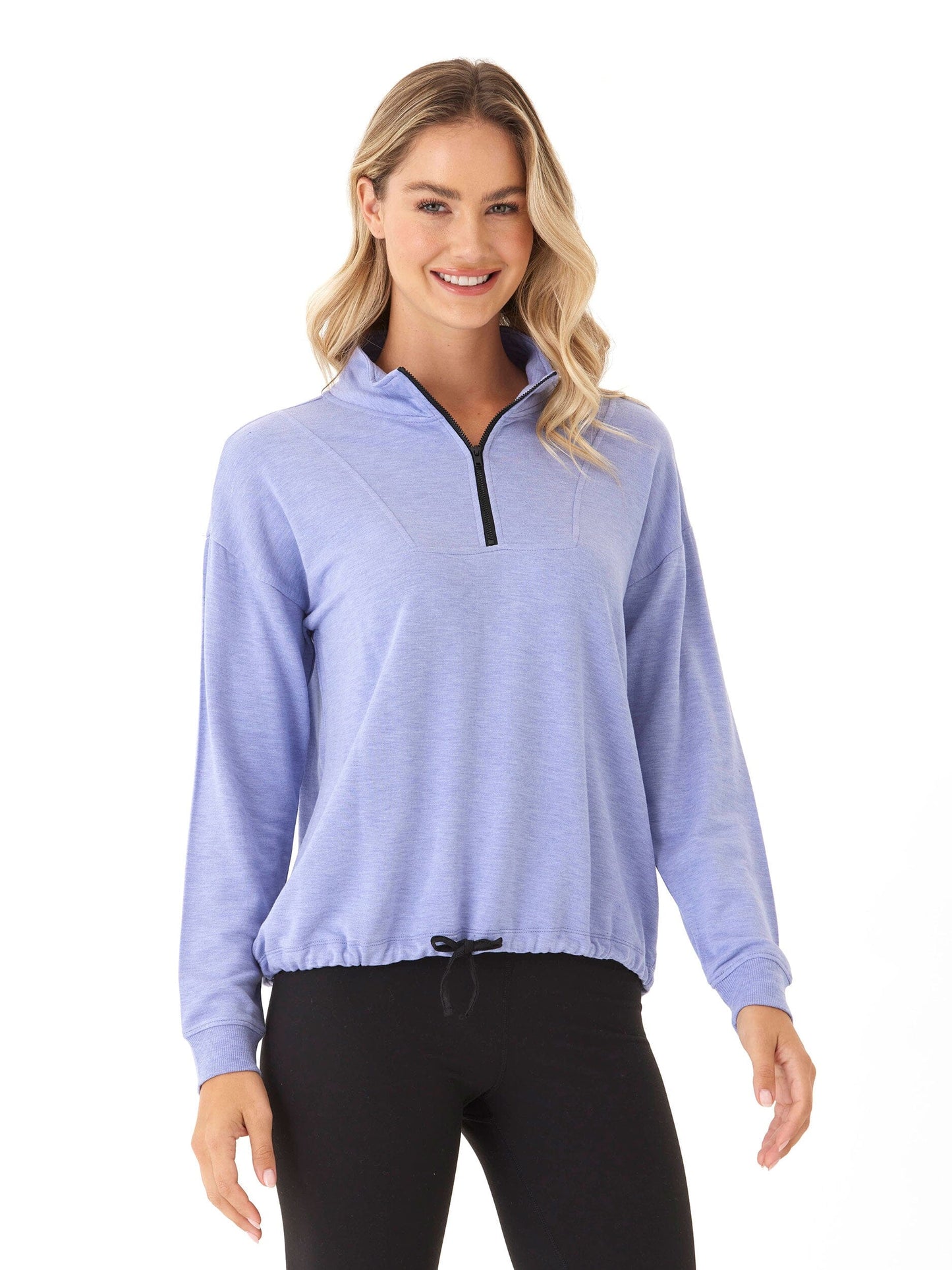 Nyla Feather Fleece Half Zip Pullover