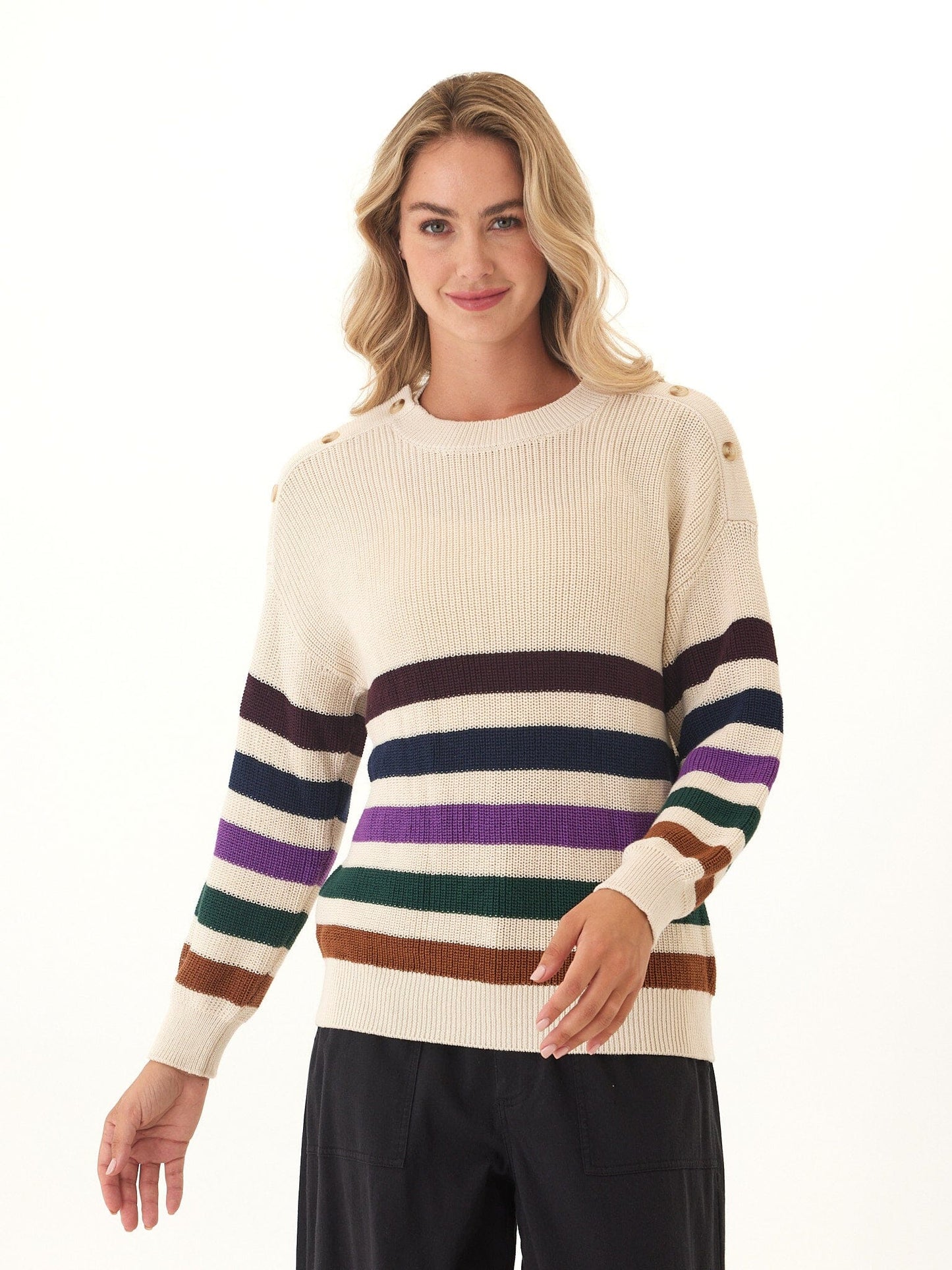 Simone Button Detail Sweater
