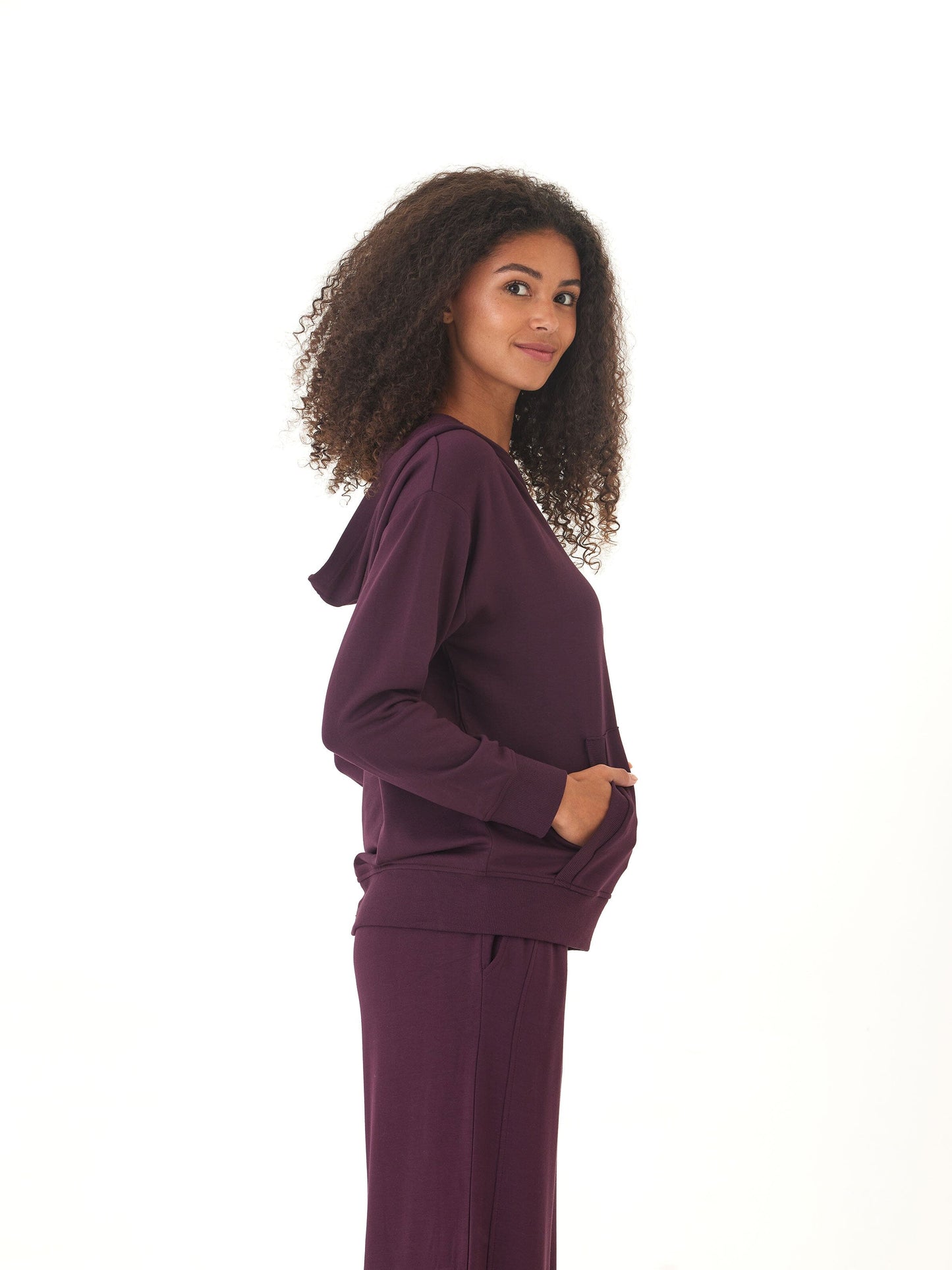 Raya Feather Fleece Pullover Hoodie