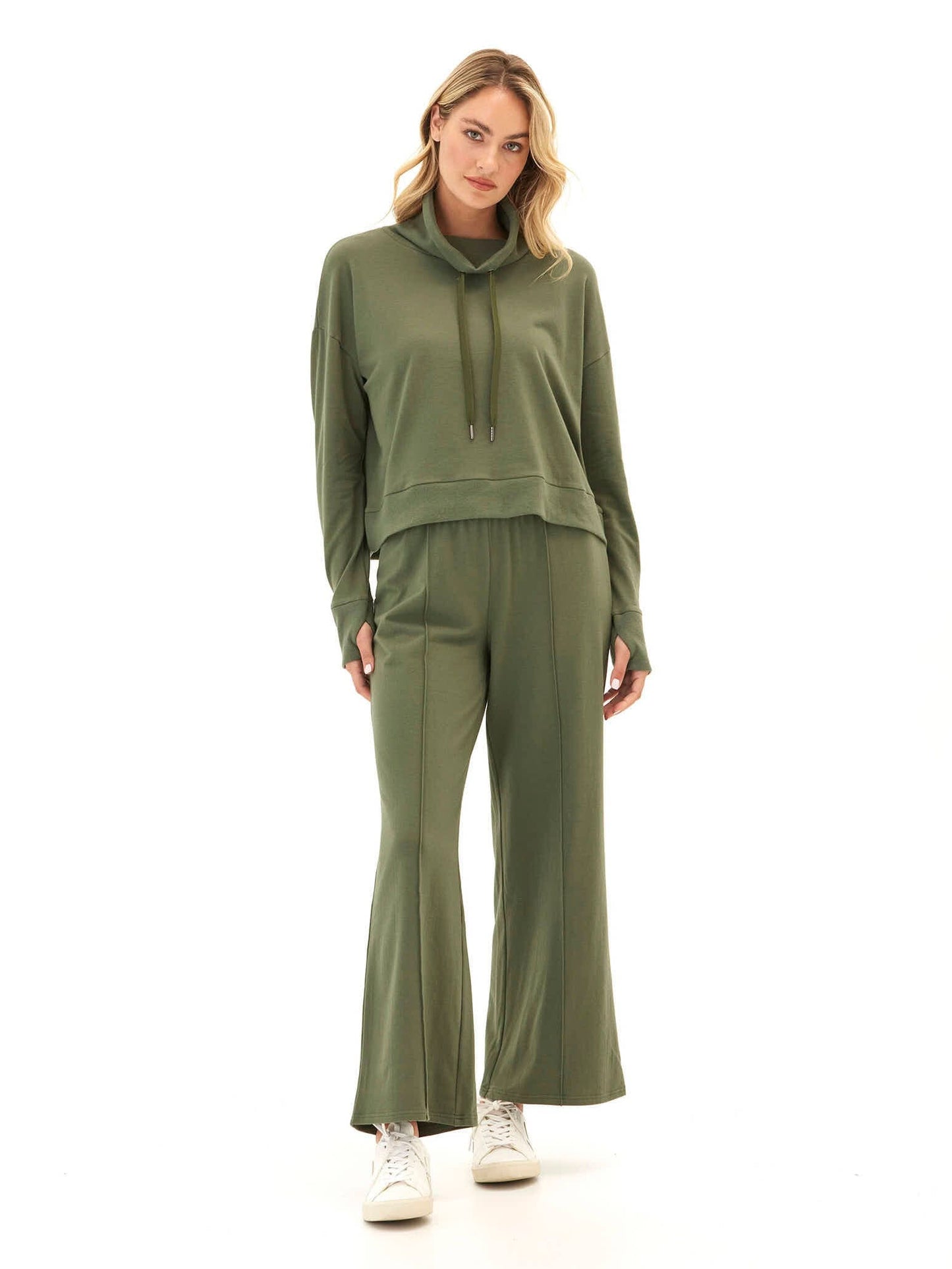 Shai Cozy Fleece Cowl Neck Pullover
