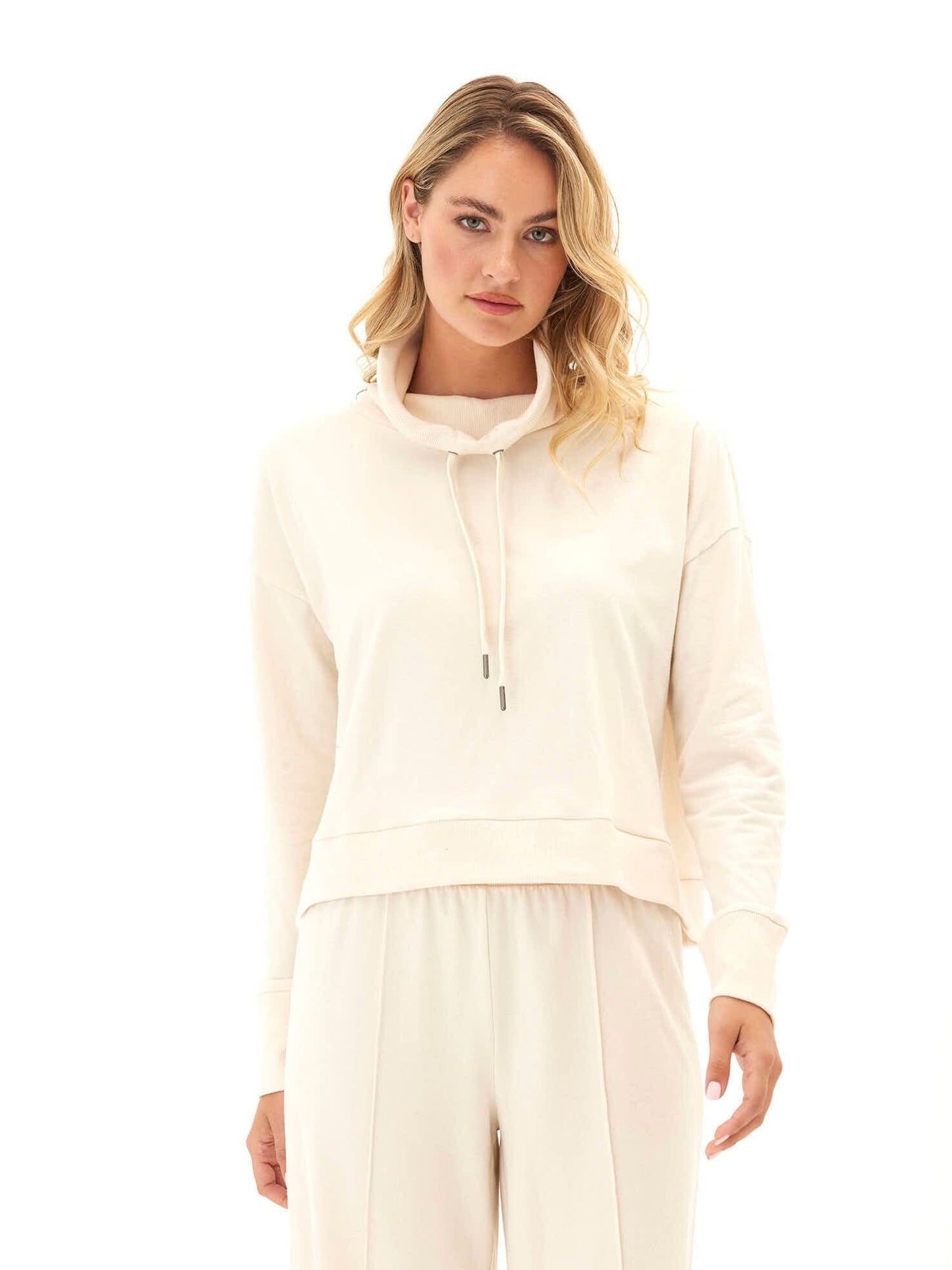 Shai Cozy Fleece Cowl Neck Pullover