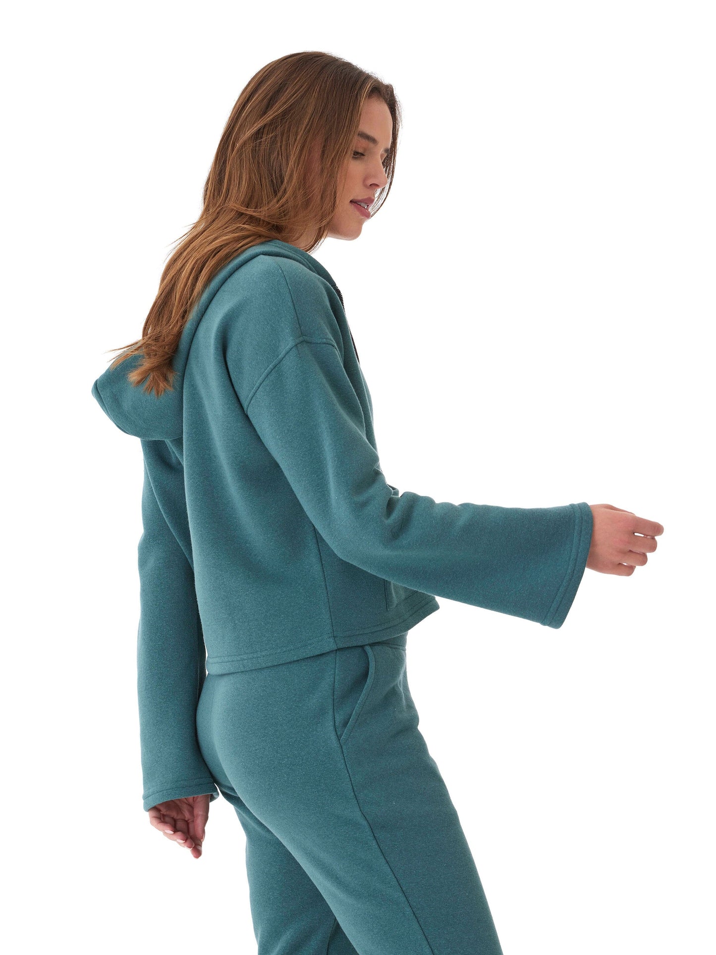 Raychelle Triblend Fleece Pocket Hoodie