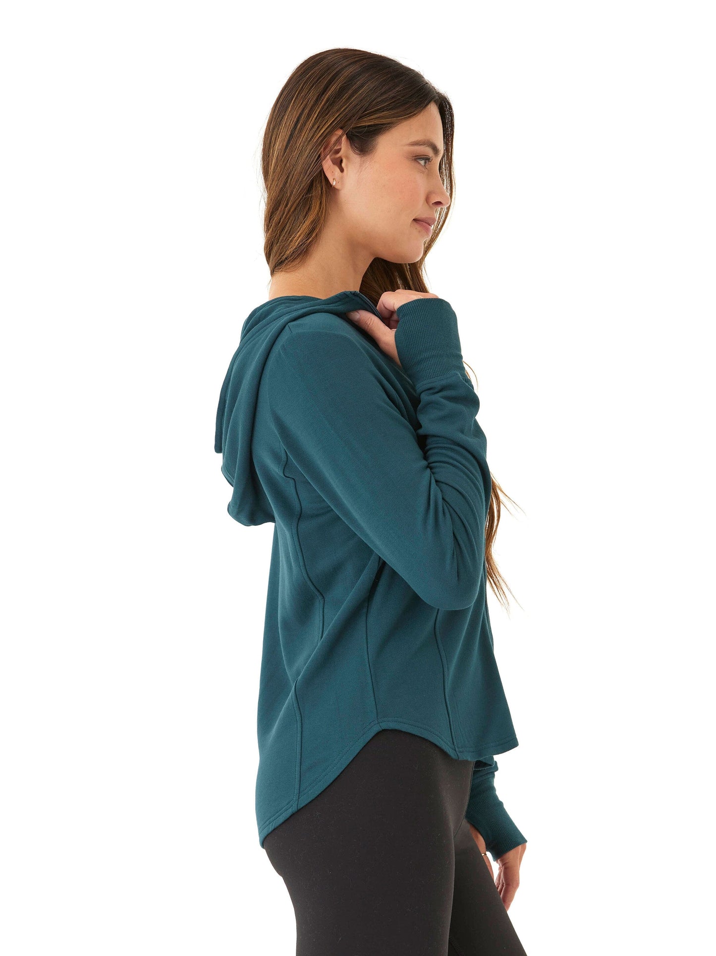 Ophelia Feather Fleece Zip Hoodie