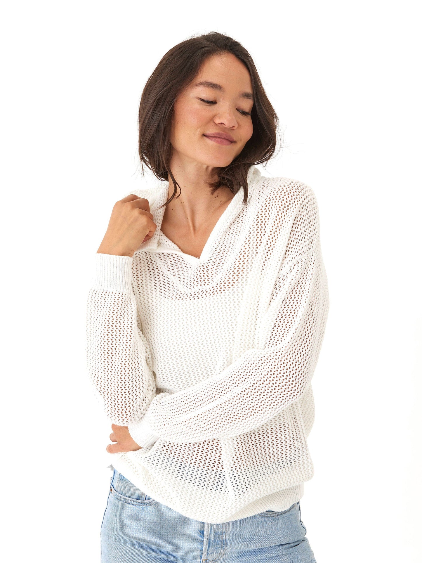 Laurel Beach Knit Pullover Hoodie
