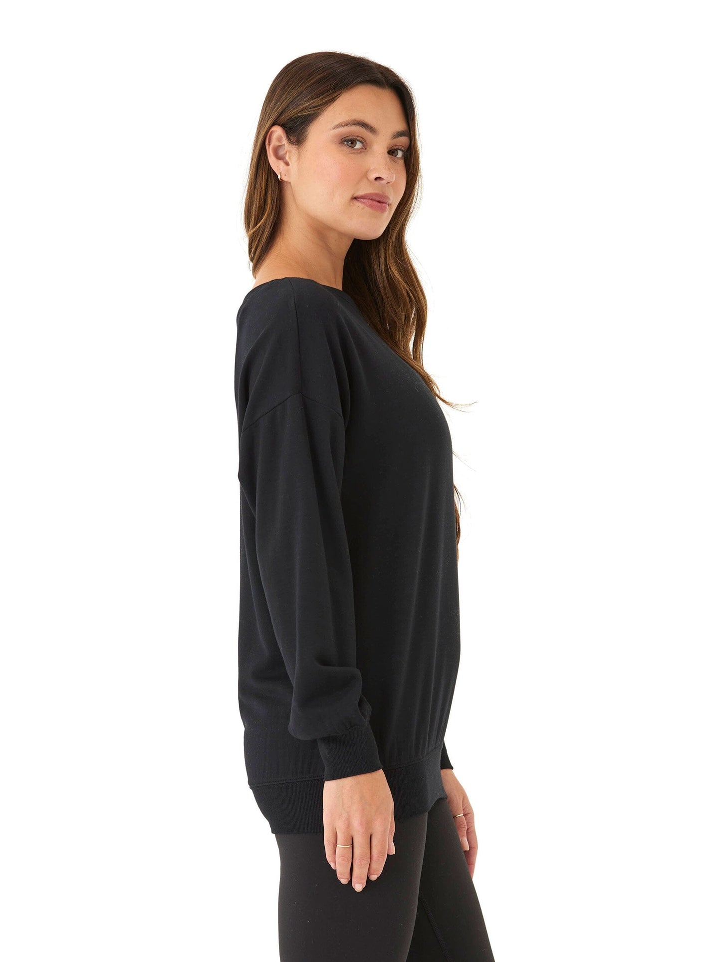 Merida Feather Fleece Asymmetrical Tunic