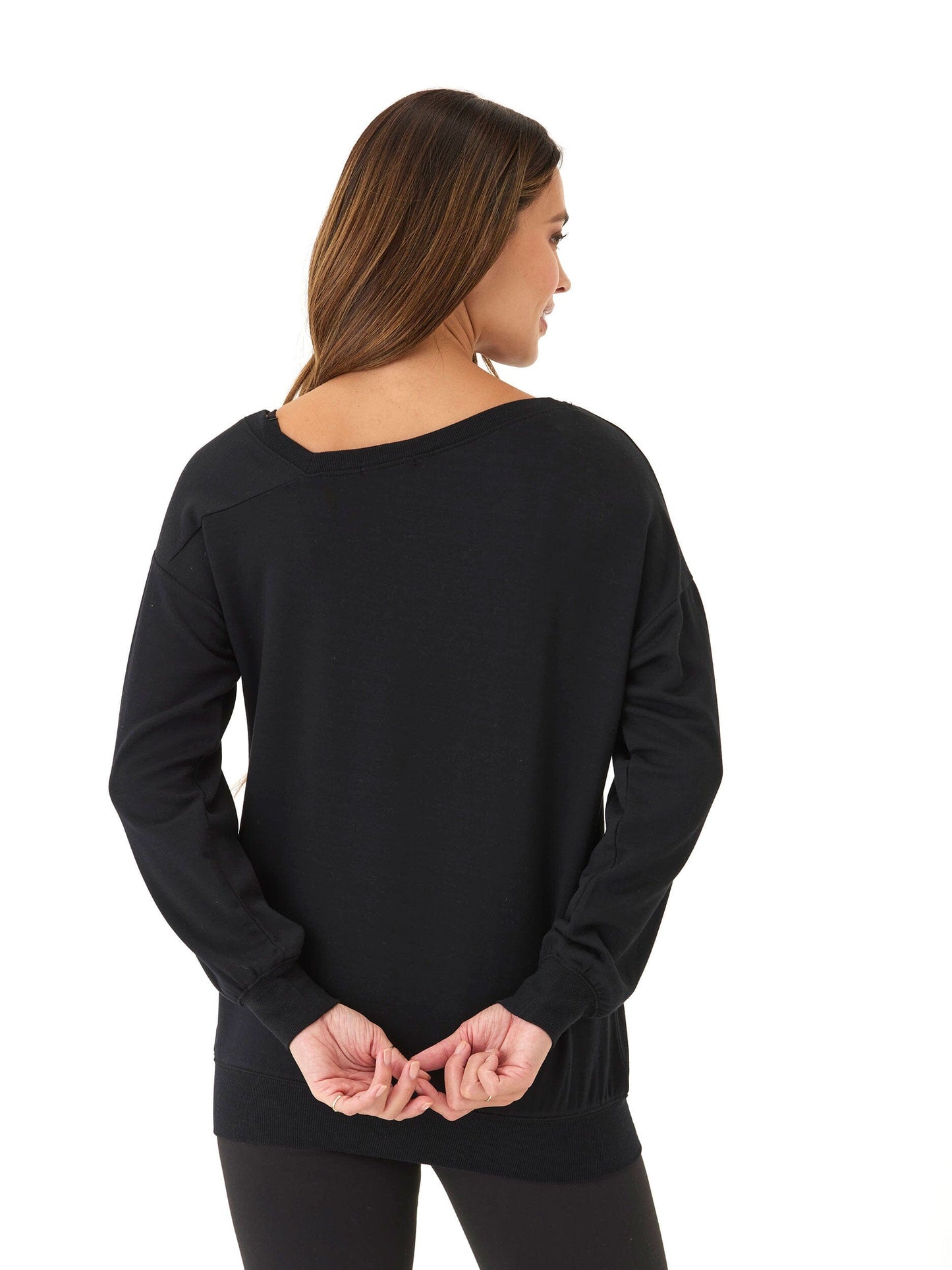 Merida Feather Fleece Asymmetrical Tunic