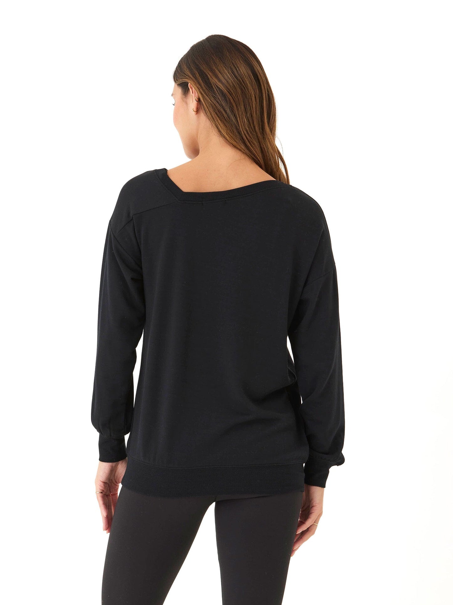 Merida Feather Fleece Asymmetrical Tunic