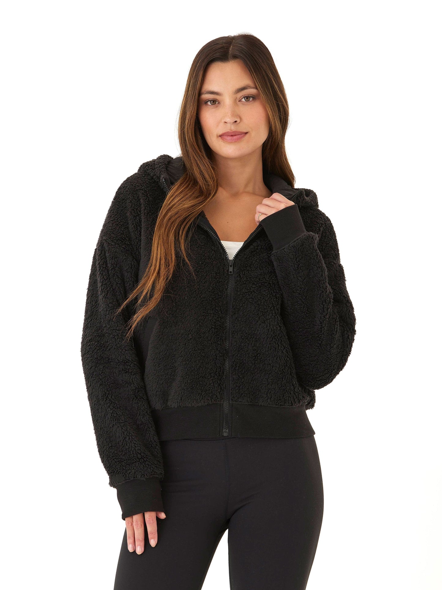Izara Sherpa Full Zip Hoodie