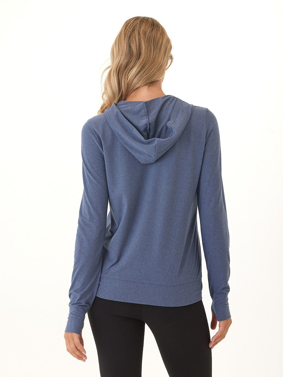 Gretchen Quarter Zip Luxe Jersey Hoodie