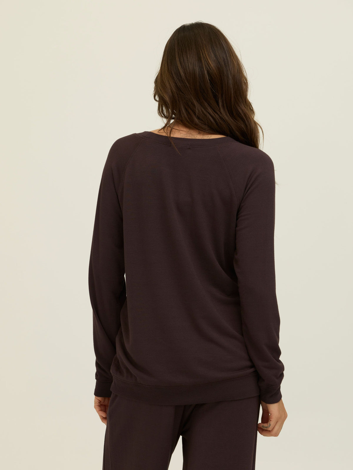 Priscilla Feather Fleece Raglan Sweatshirt
