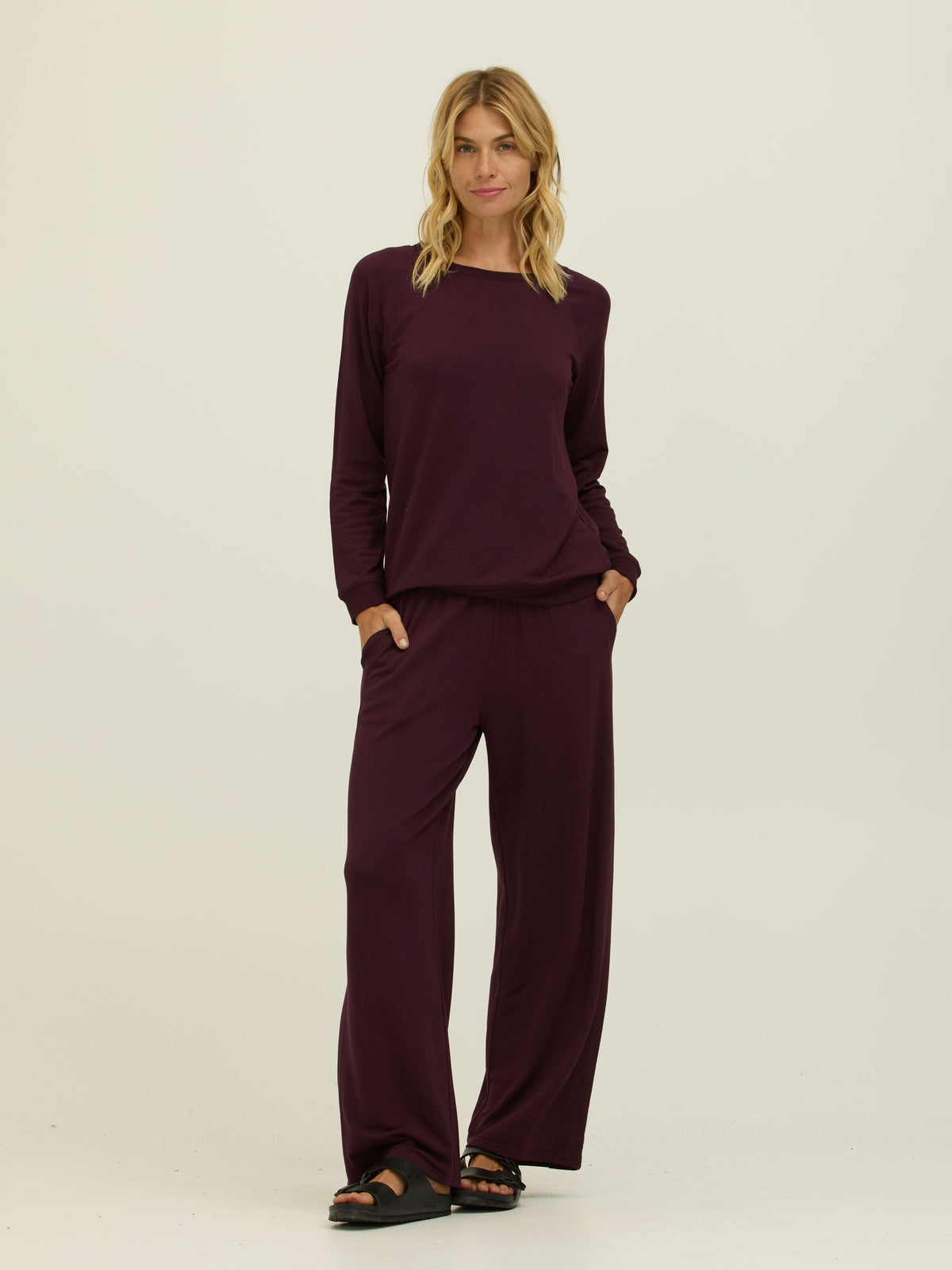 Priscilla Feather Fleece Raglan Sweatshirt