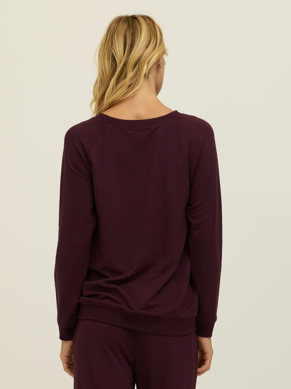 Priscilla Feather Fleece Raglan Sweatshirt