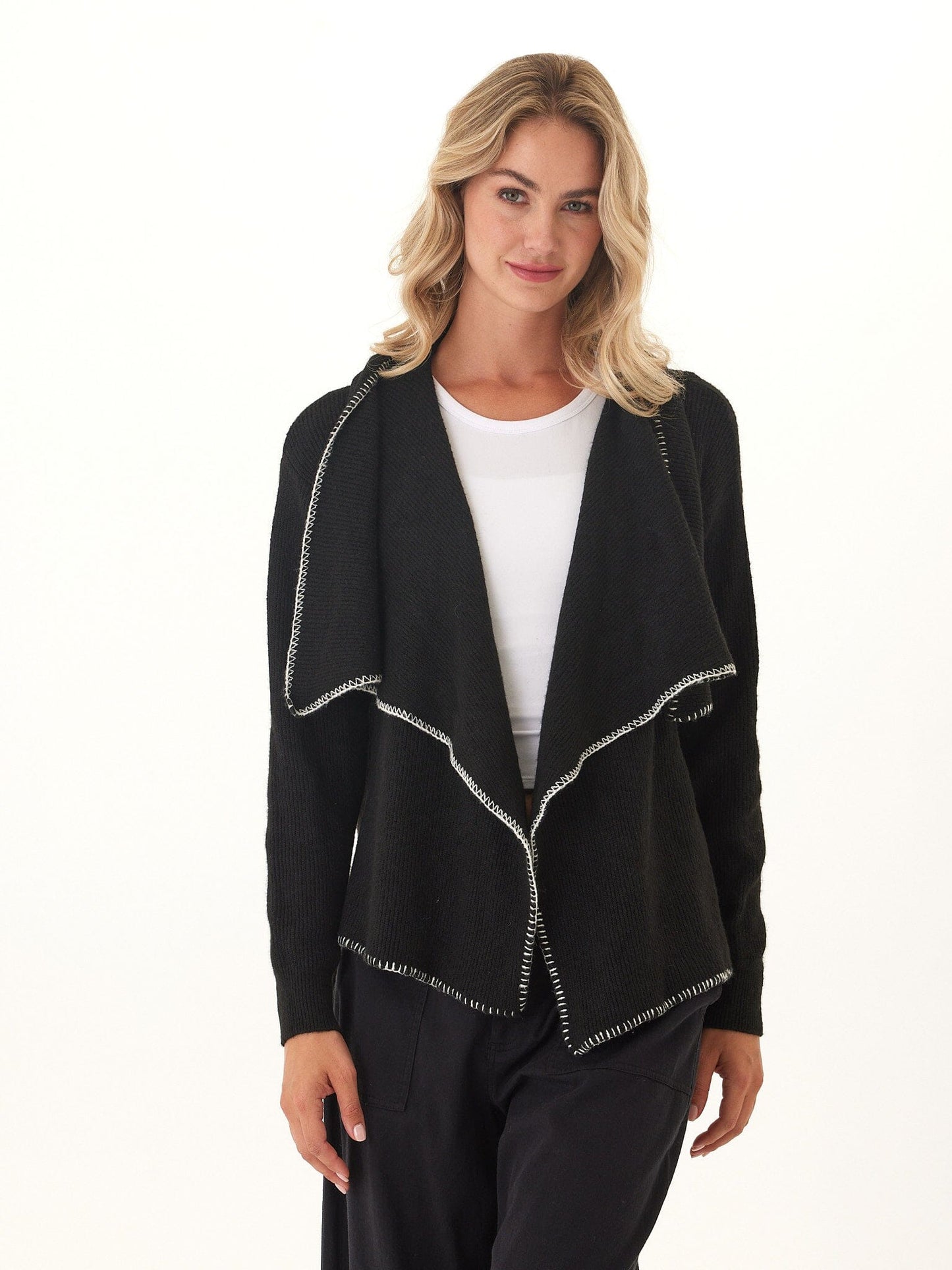 Esmae Cozy Solid Knit Sweater Cardigan