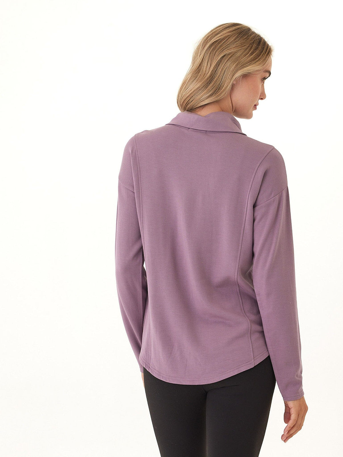 Jenna Feather Fleece Quarter Zip Pullover