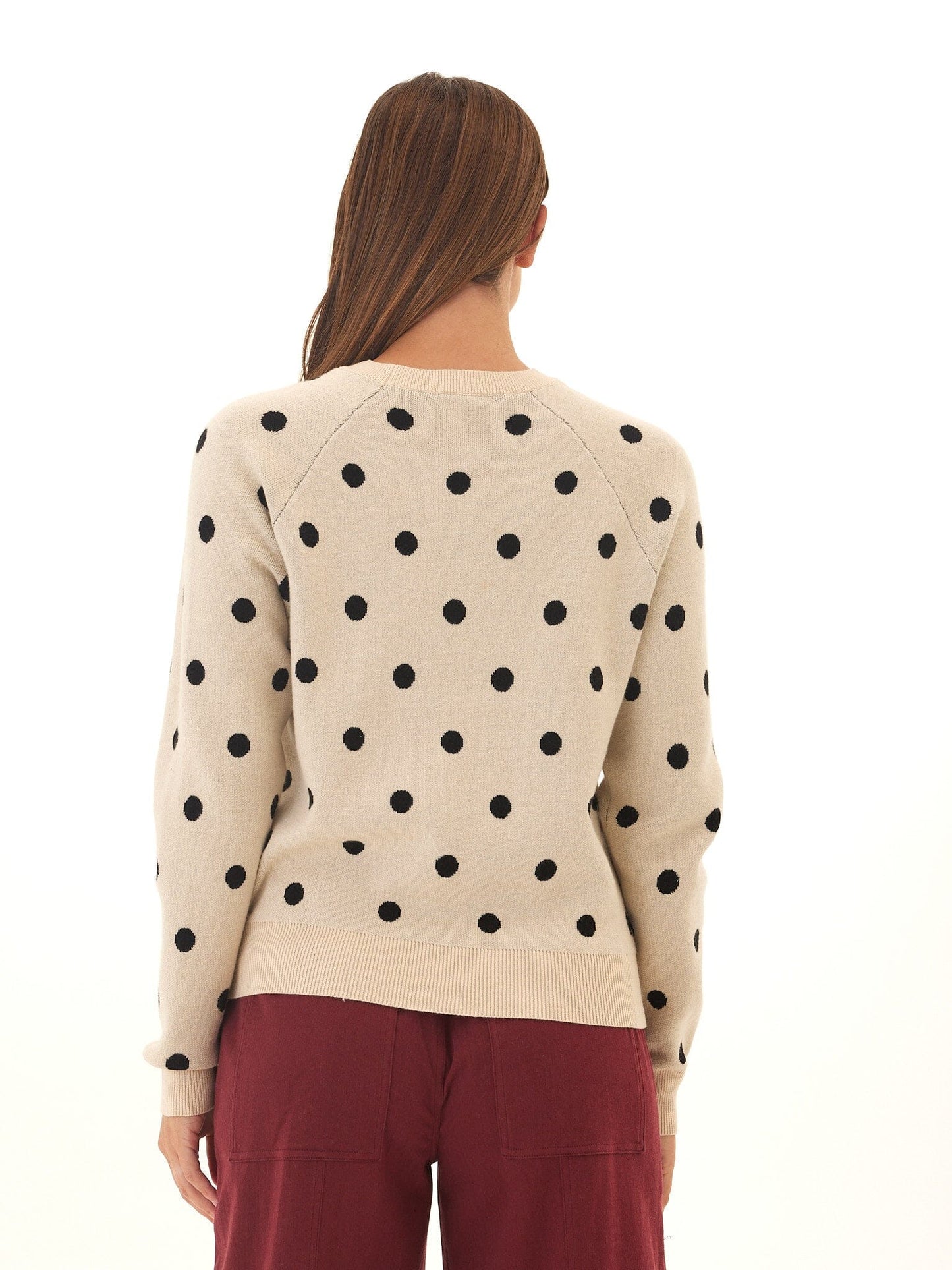 Deandra Polka Dot Cozy Sweater