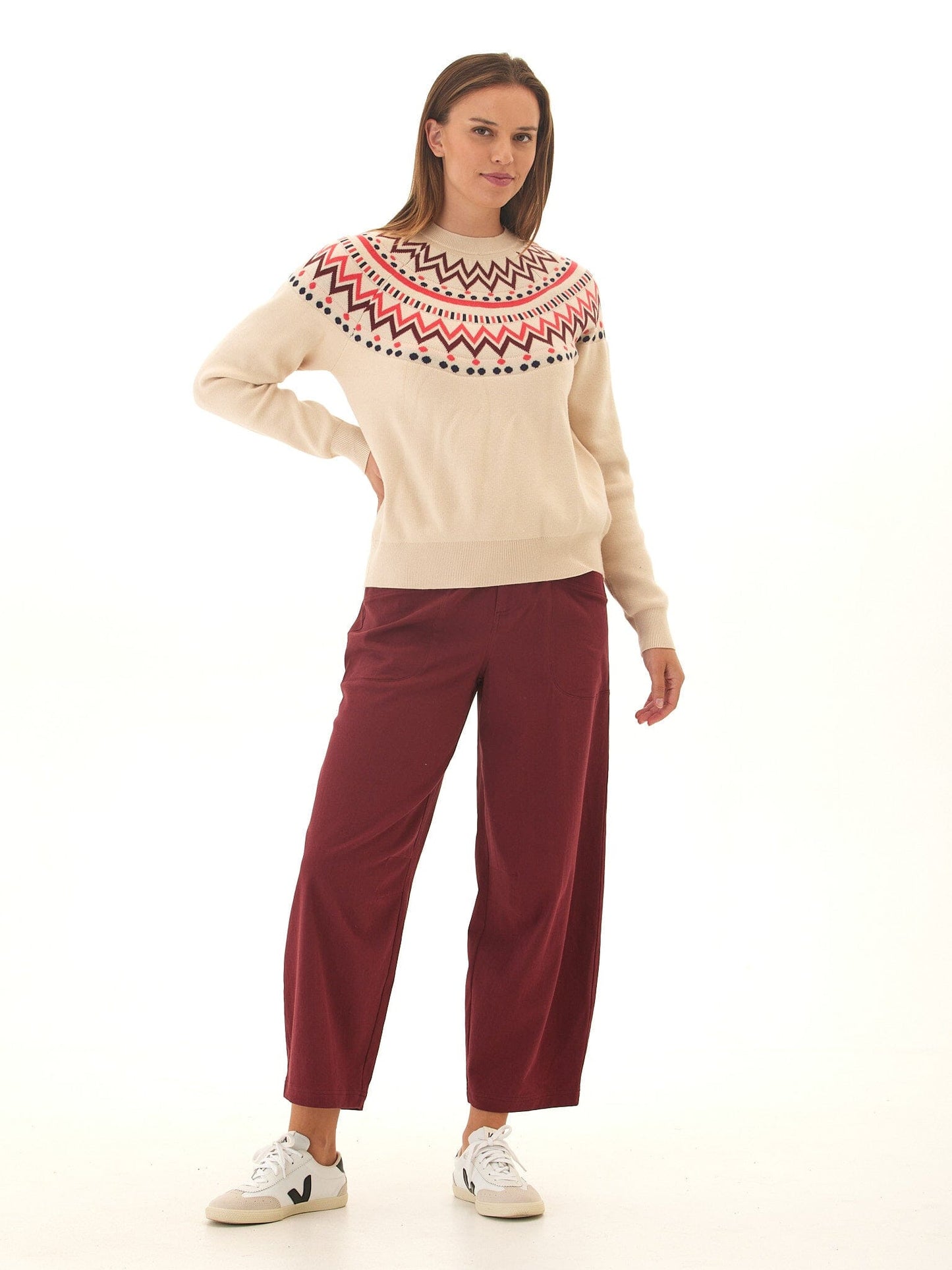 Deandra Fair Isle Cozy Sweater