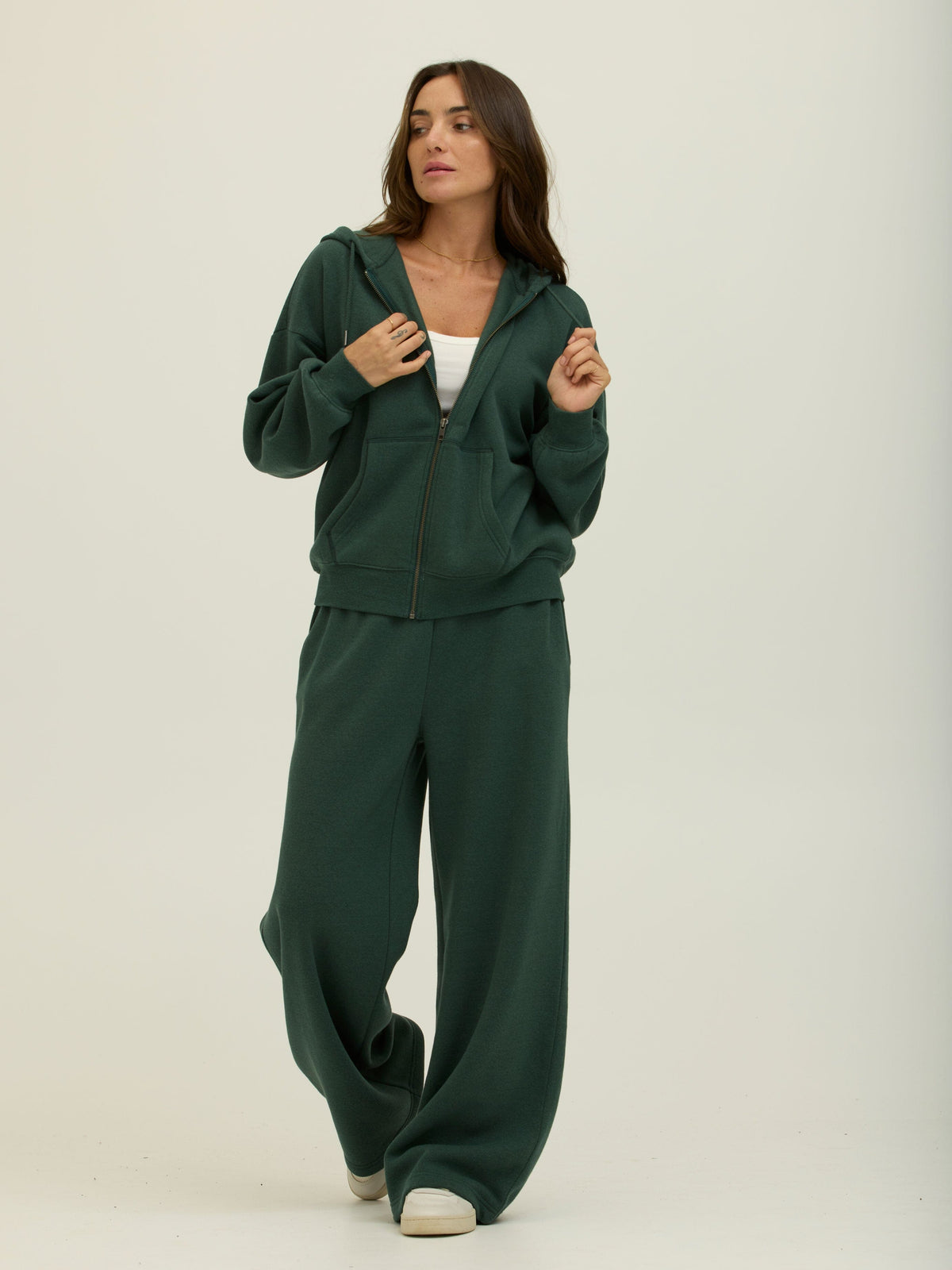Corissa Triblend Fleece Zip Hoodie