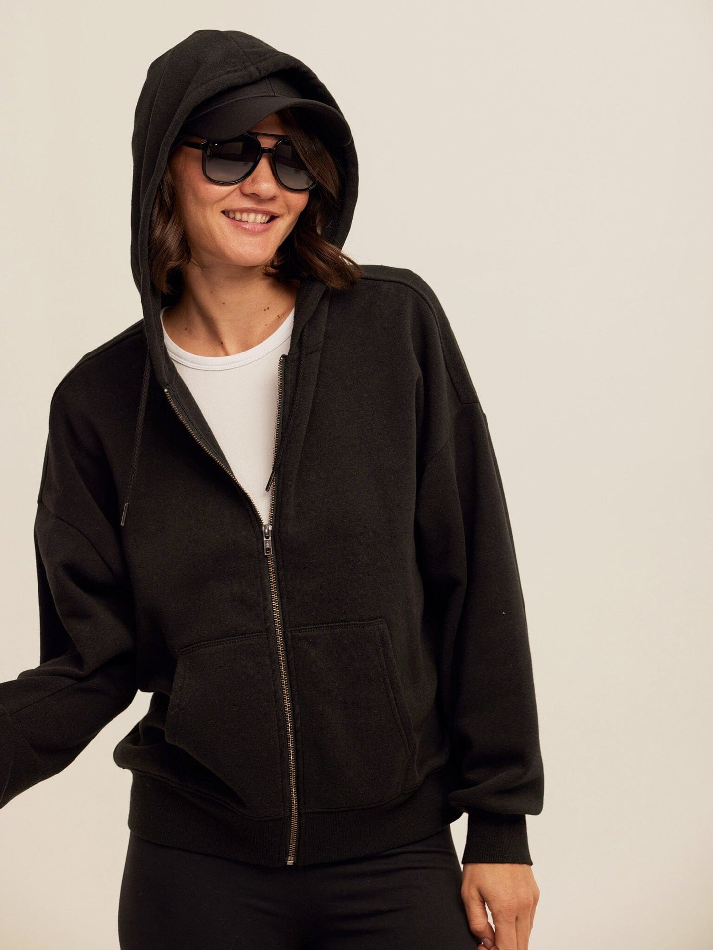 Corissa Triblend Fleece Zip Hoodie