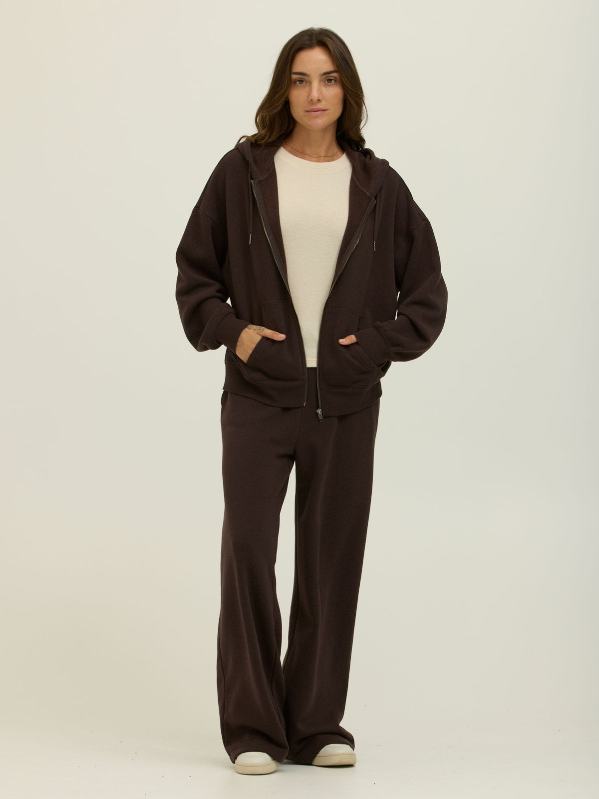 Corissa Triblend Fleece Zip Hoodie