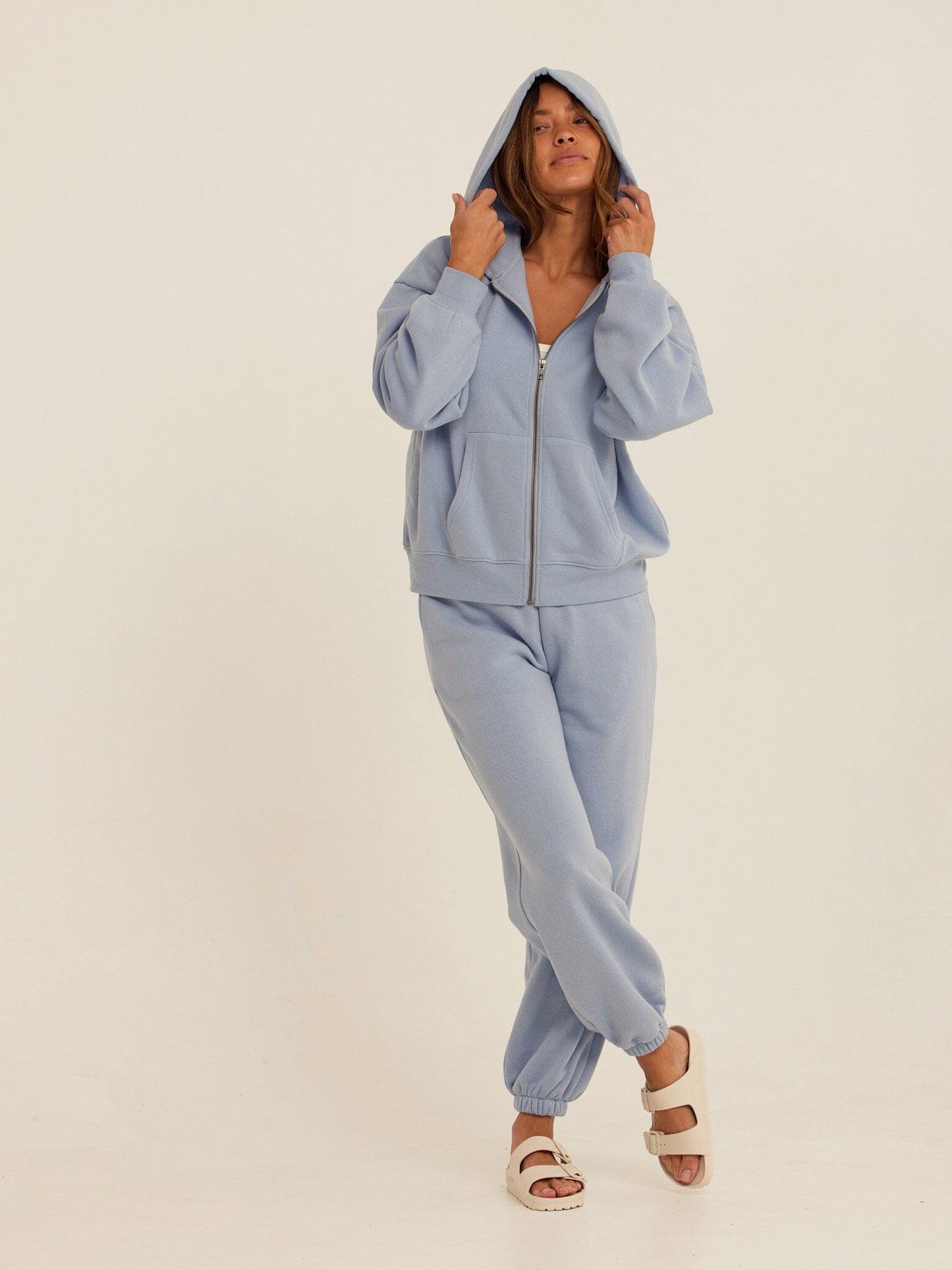Corissa Triblend Fleece Zip Hoodie